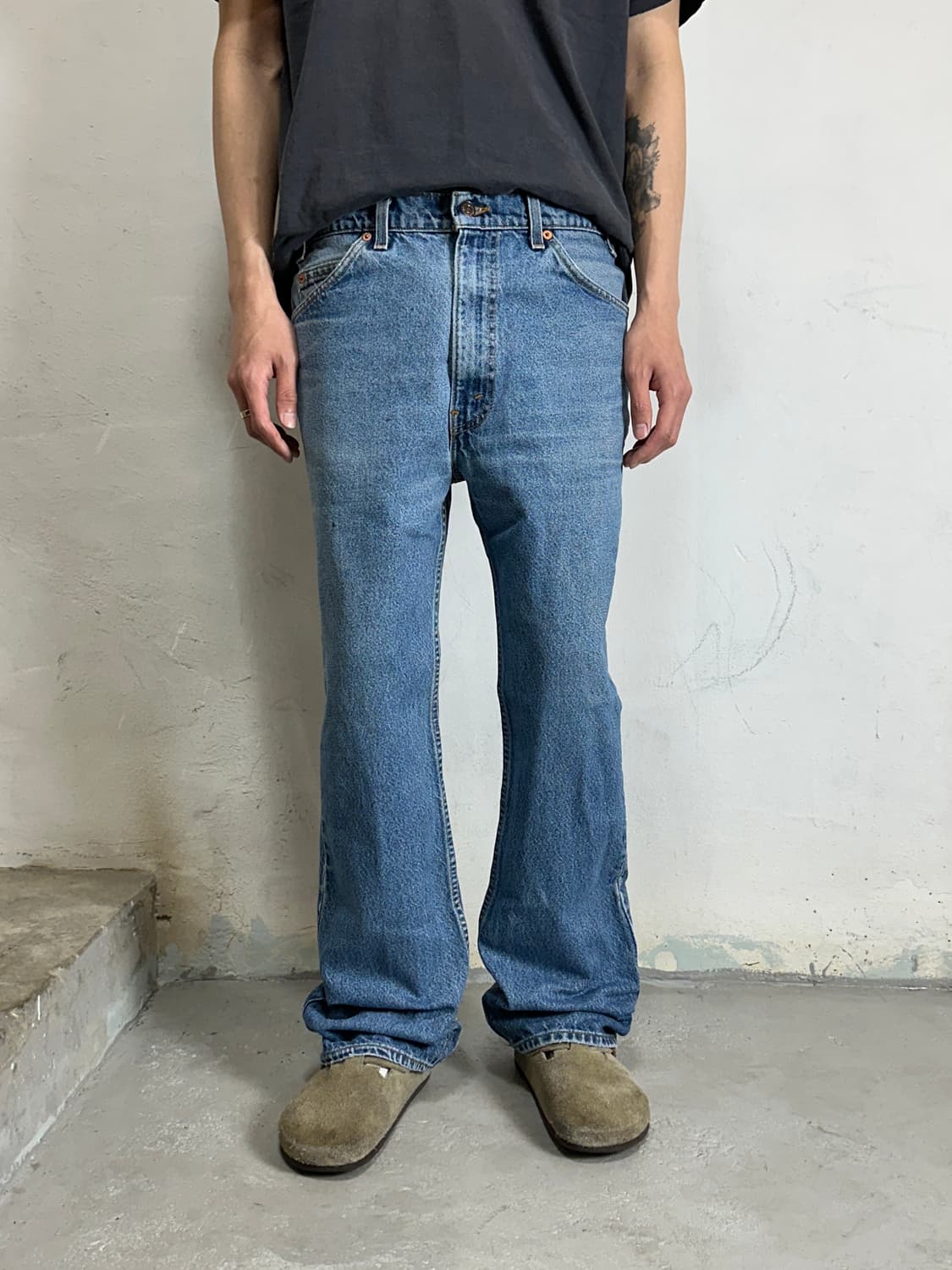 90's USA 빈티지 리바이스 517 오렌지탭 부츠컷 상품이미지1