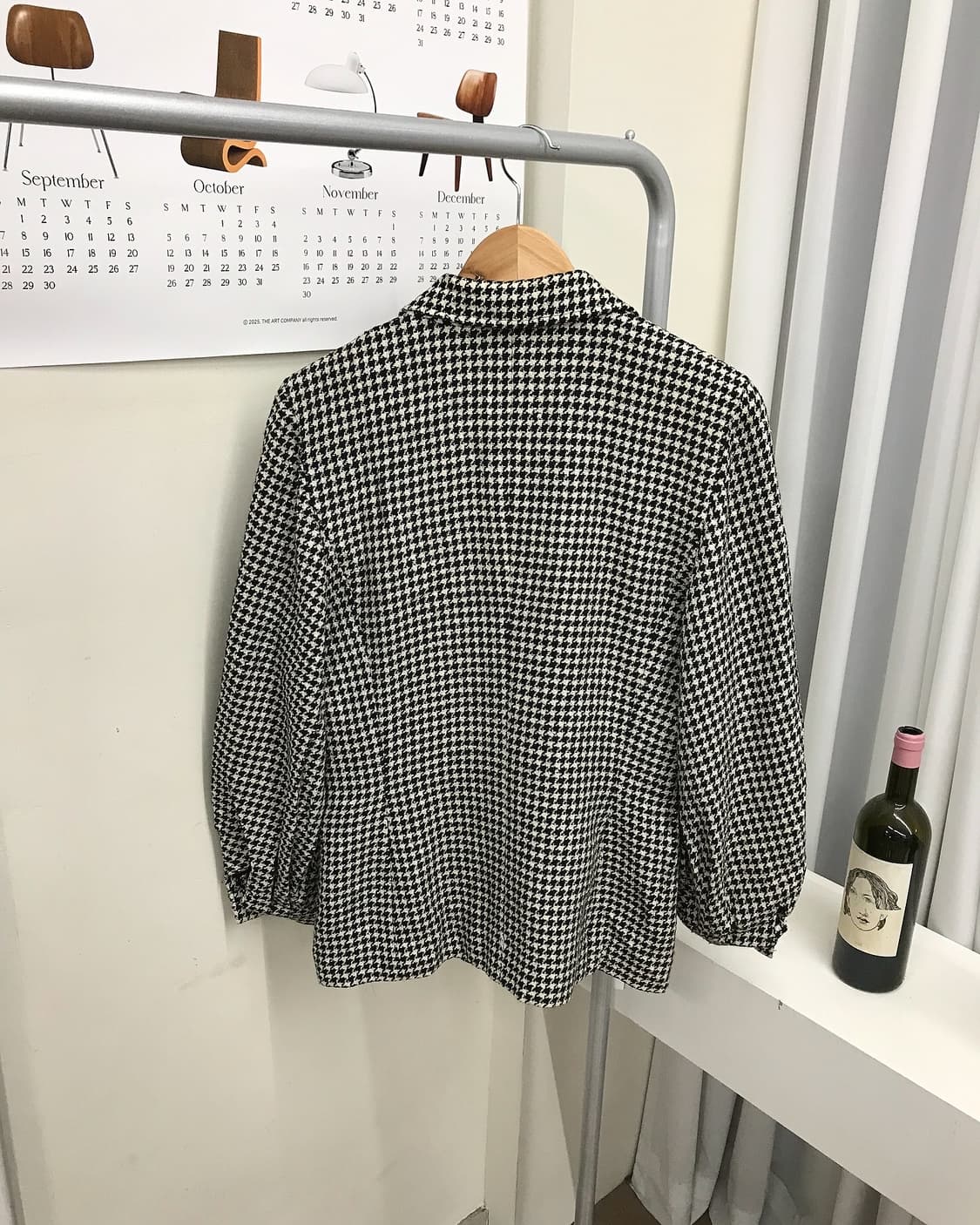 디올 하운드 체크 벌룬 블레이저 자켓 상품이미지4