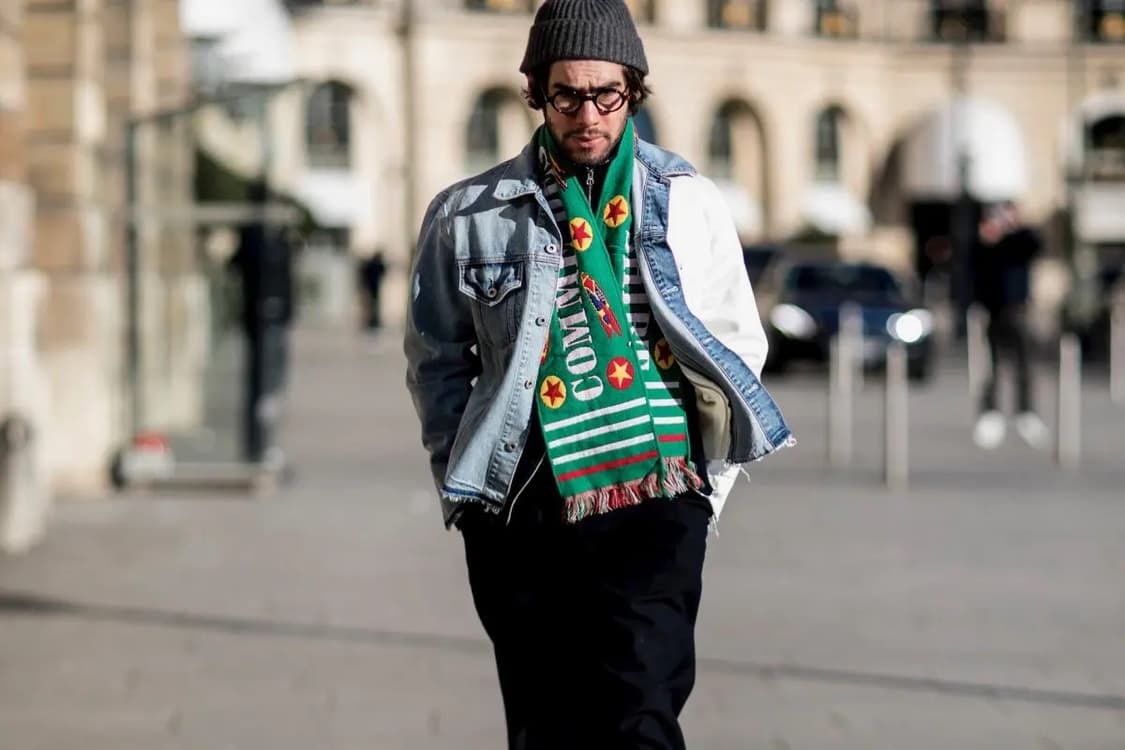 꼼데가르송 그린 머플러 F 상품이미지1