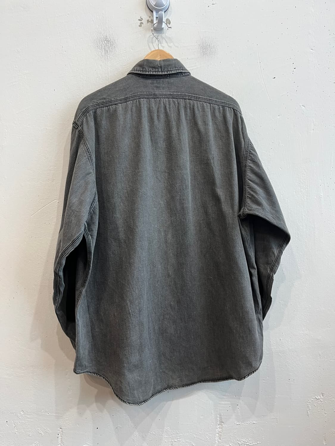 90s RRL 더블알엘 데님 셔츠 XL 상품이미지6