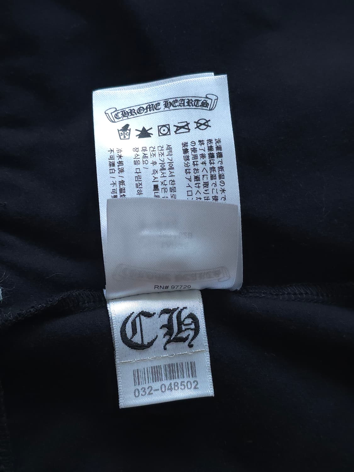 [L] 크롬하츠 데들리돌 바이커 쇼츠 반바지 블랙 상품이미지9