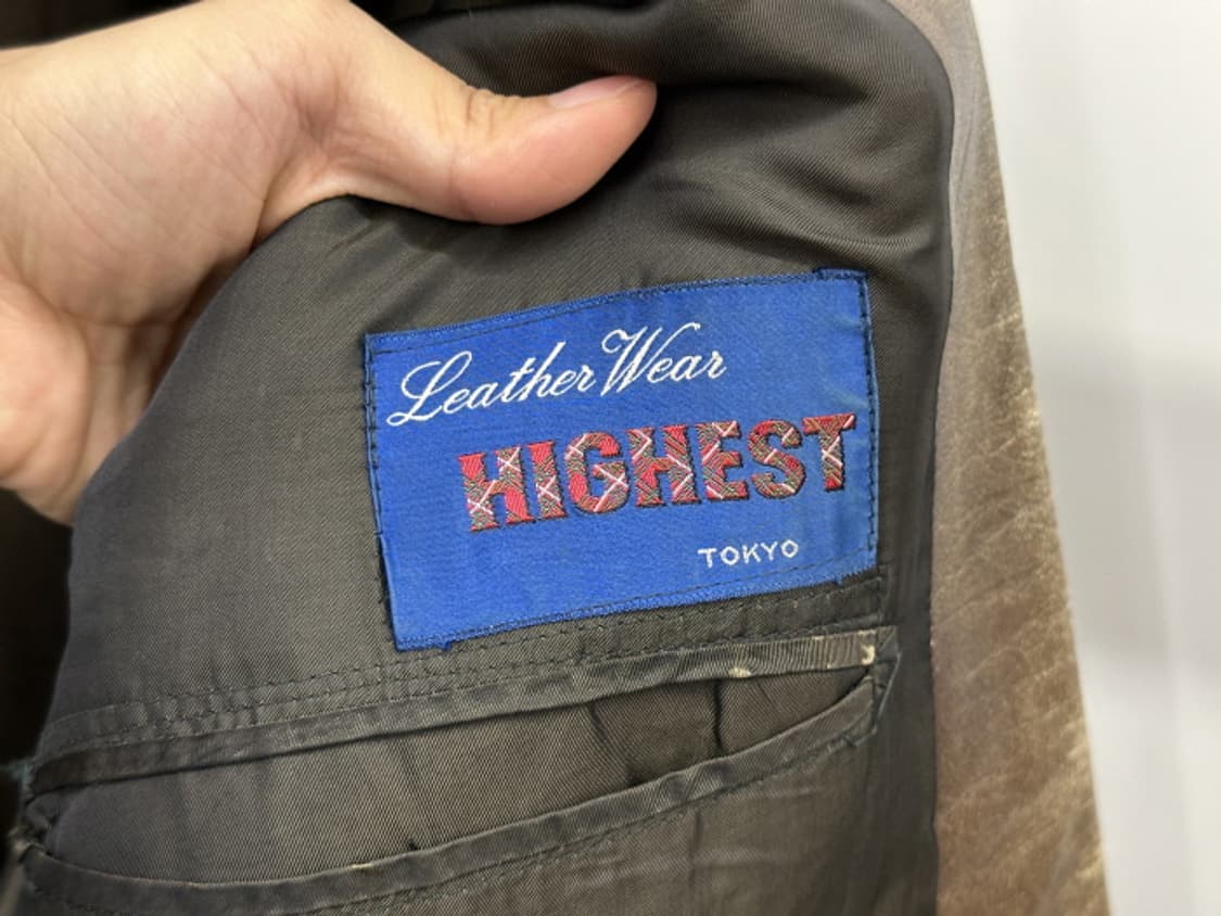 HIGHEST TOKYO 레더 재킷 (L~XL) 상품이미지5