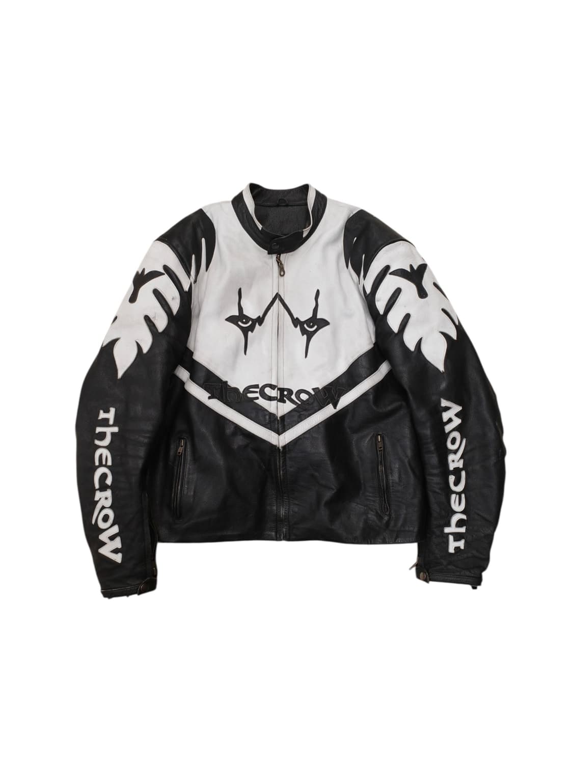 90‘s 더 크로우 모터사이클 레더 자켓 상품이미지1