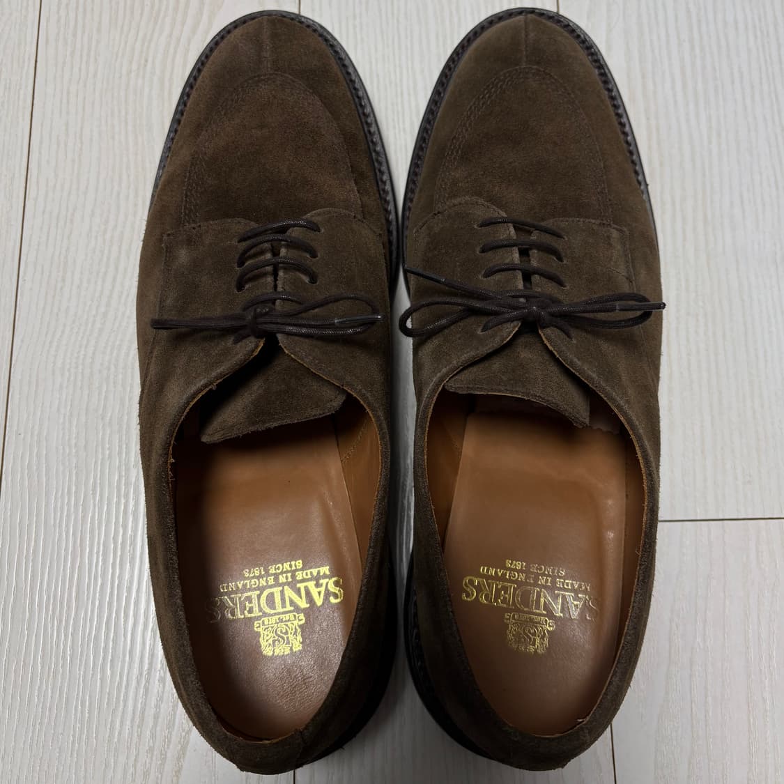 [280] 샌더스 sanders 스웨이드 U팁 더비 상품이미지2