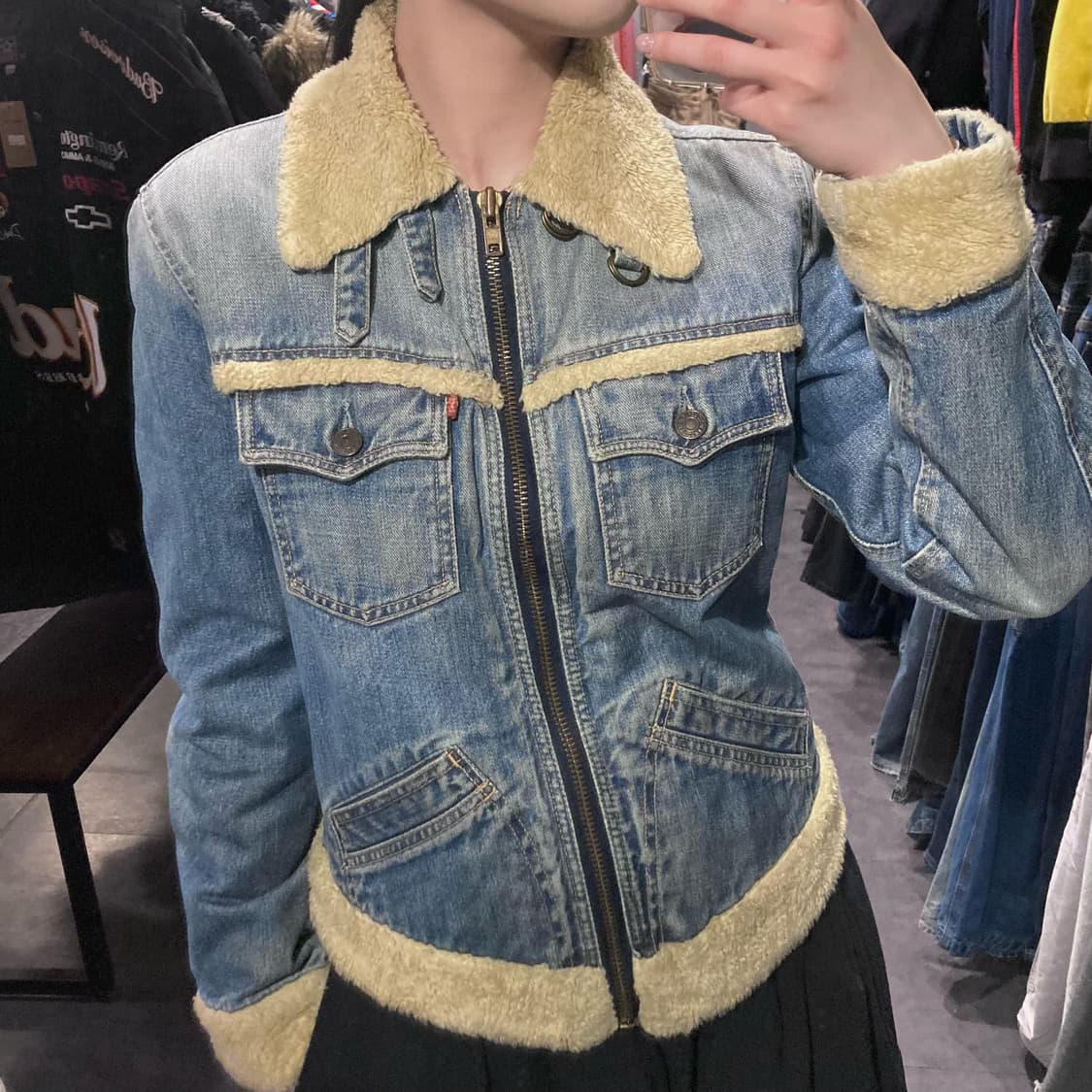 [IM]리바이스 데님 양털 자켓 상품이미지1