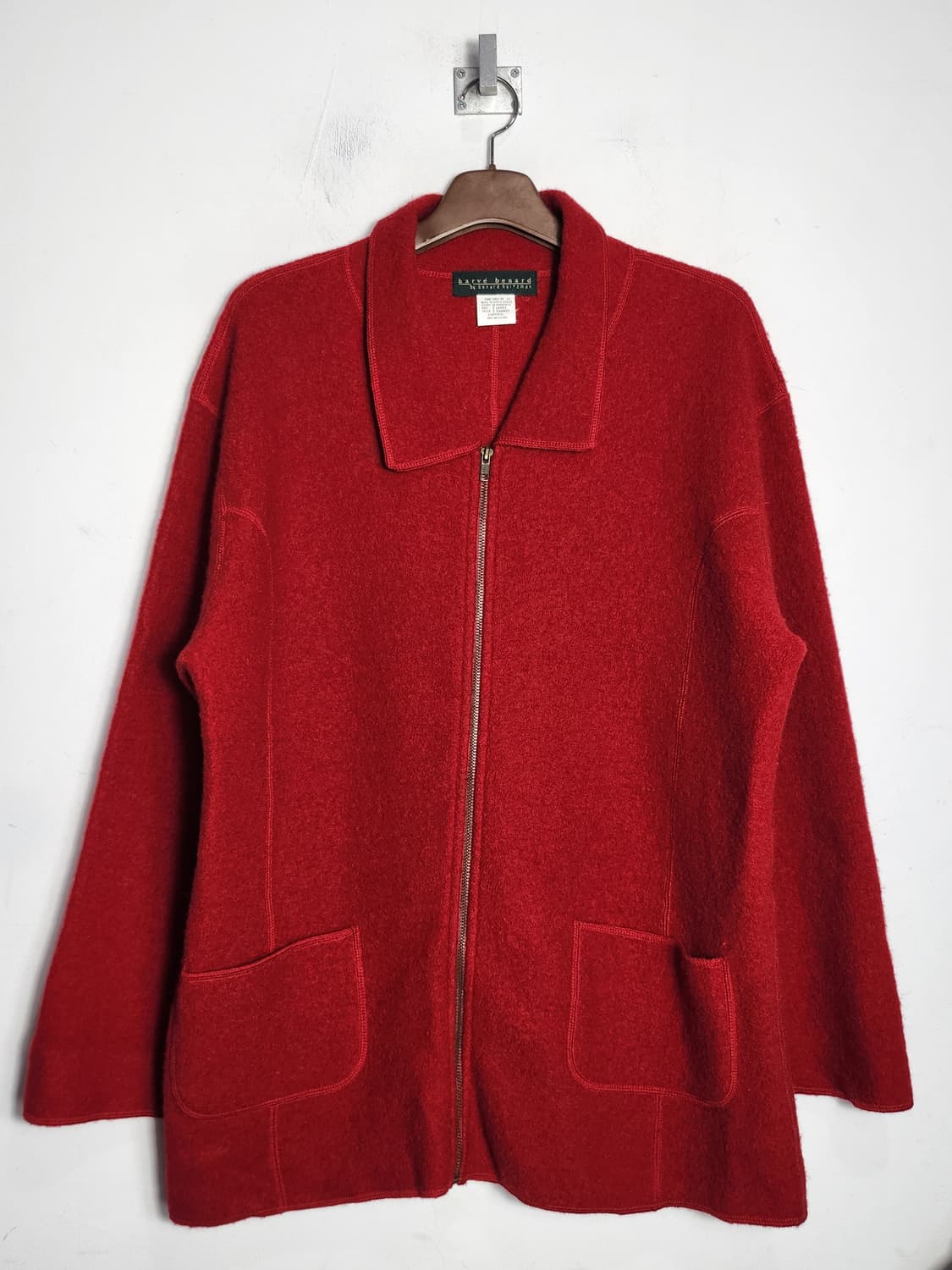 Harve Benard 울 집업 자켓 상품이미지1