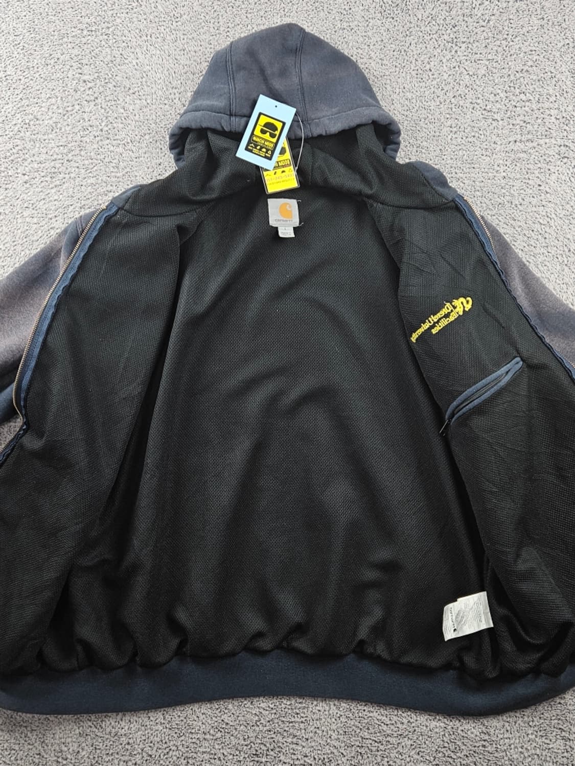 칼하트 다잉 워시드 커스텀 스웻 후드 집업 ( L ) / 10881 상품이미지10