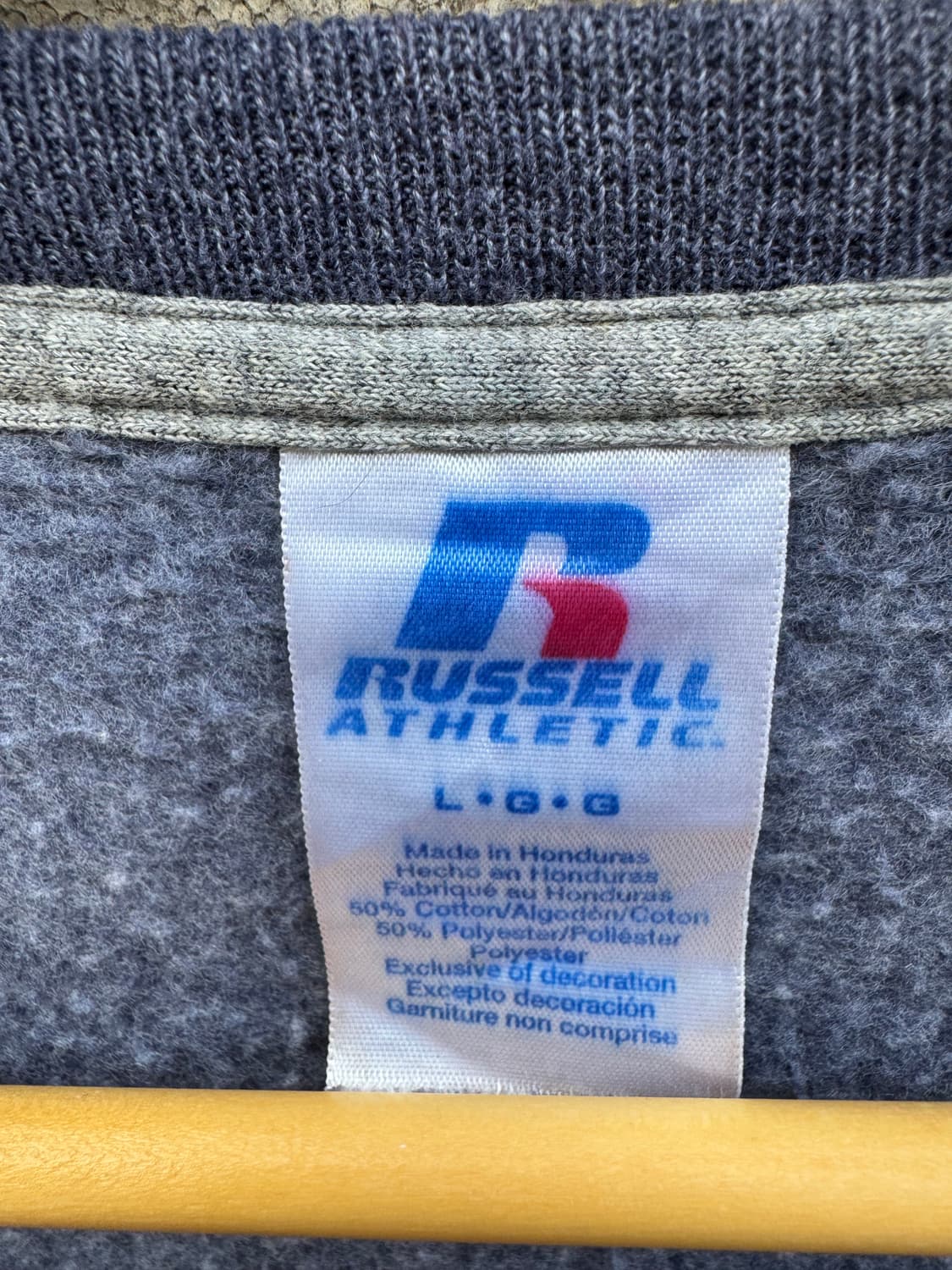 00s 러셀 애슬레틱 빈티지 리버스위브 배기 플레인 스웻 셔츠 맨투맨 상품이미지4