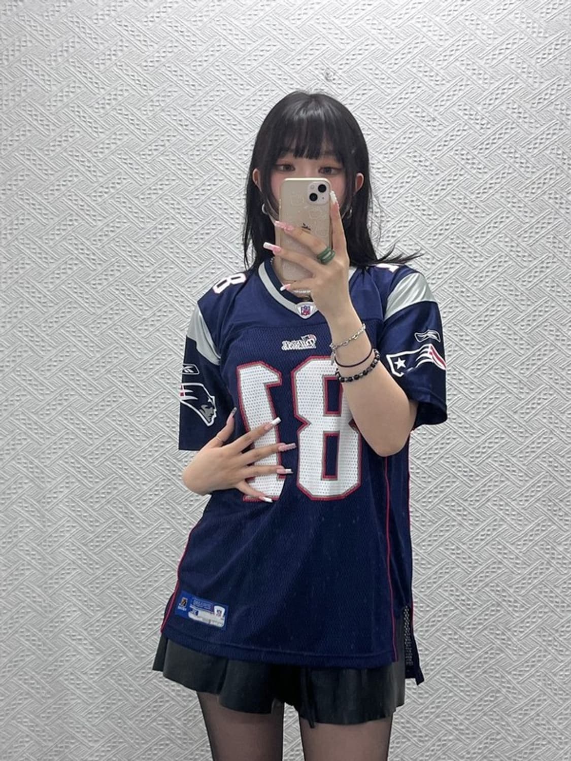 리복 NFL 뉴잉글랜드 패트리어츠 유니폼 져지 반팔티 L C12233 상품이미지2