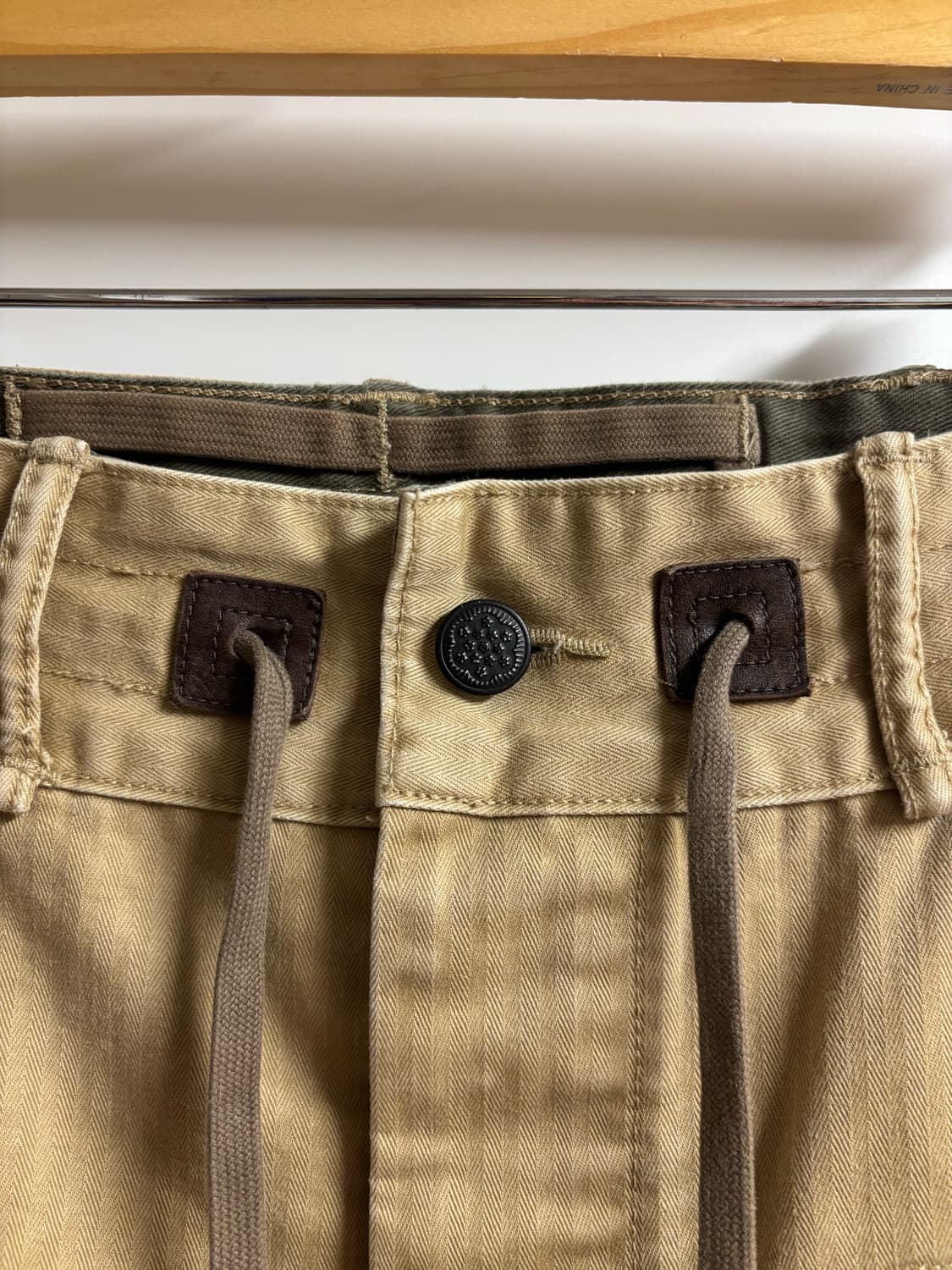 [30X30] RRL 헤링본 트윌 카고 팬츠 카키 상품이미지3