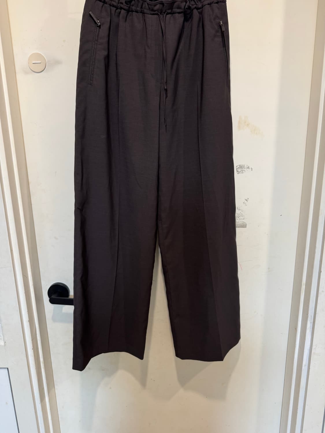 system 시스템 드로스트링 와이드 팬츠 23ss 상품이미지6