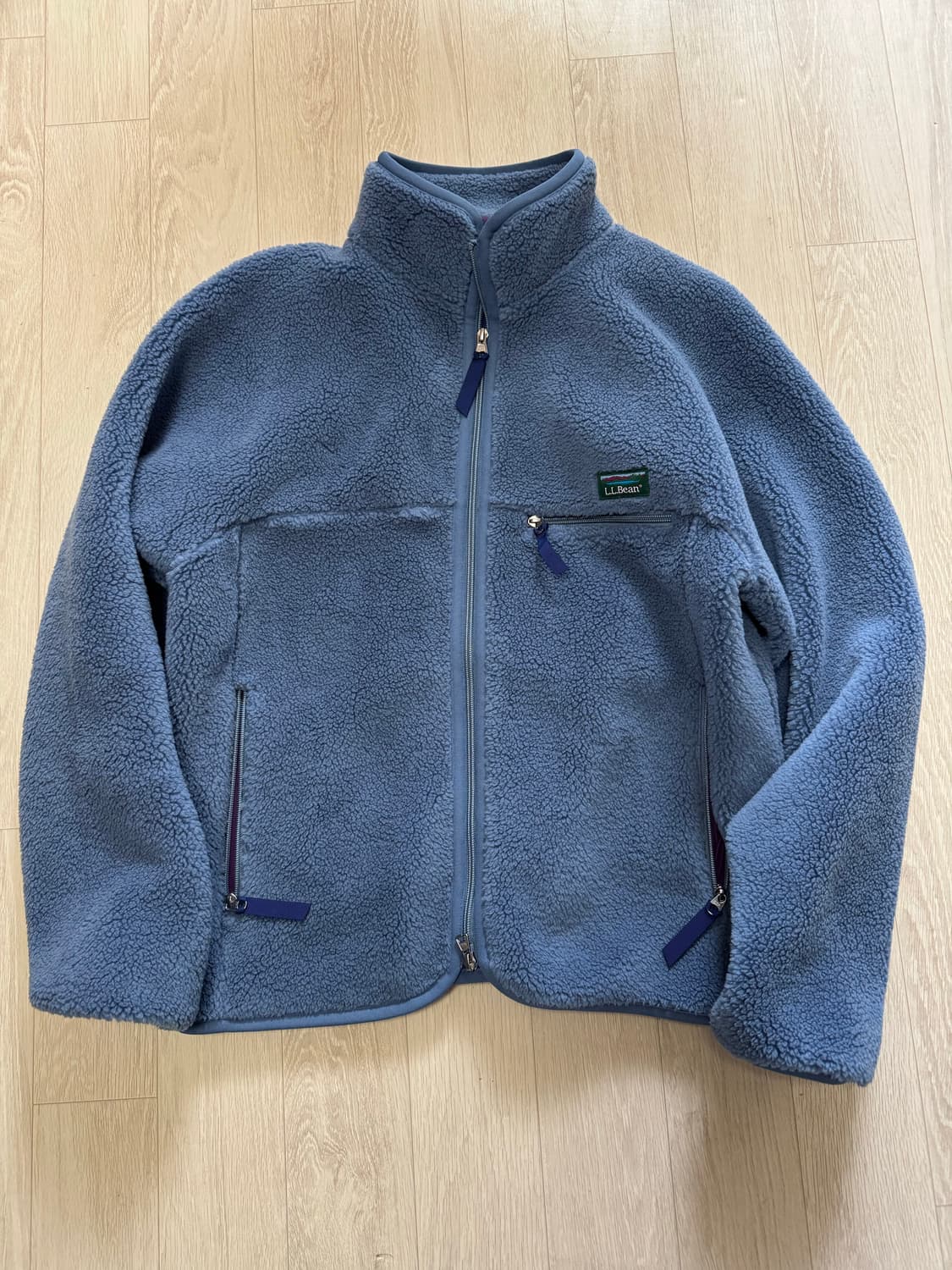 LLBean 엘엘빈 일본한정 플리스 자켓 스톤블루 M 상품이미지1