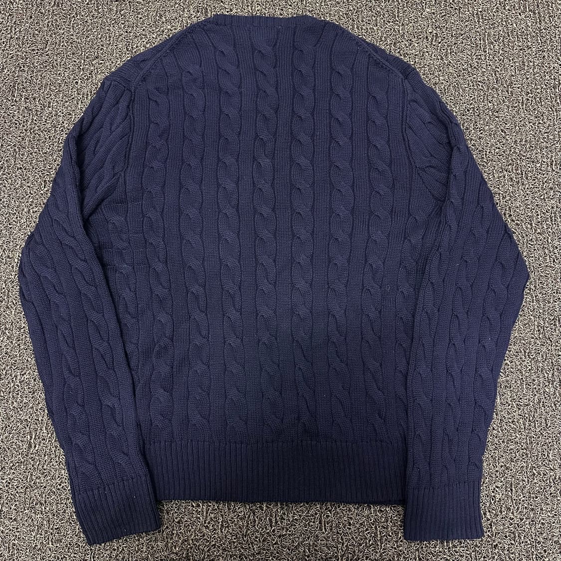 POLO 폴로 랄프로렌 신상 꽈배기 케이블 니트 네이비 XL 상품이미지2