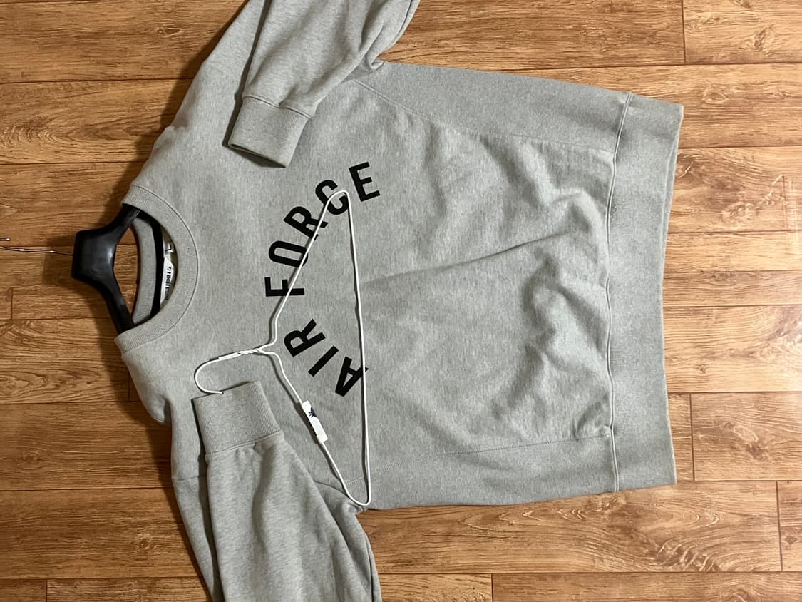 유니폼브릿지 - 에어포스 스웻셔츠 (멜란지 그레이) 상품이미지4