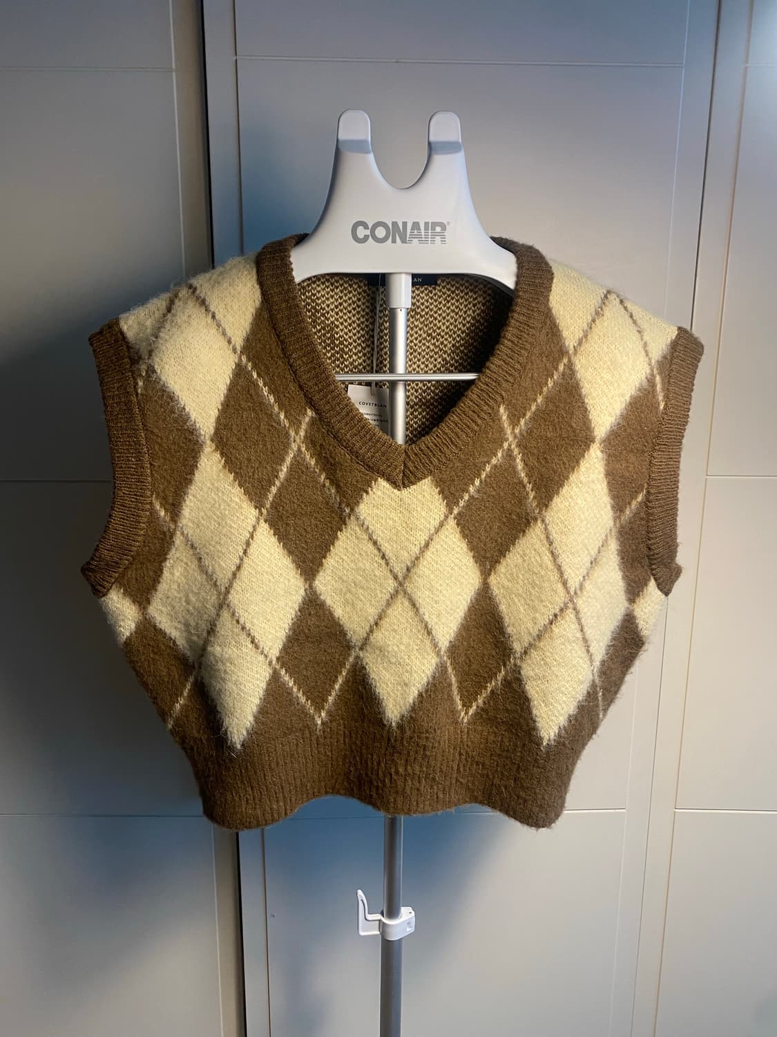 COVETBLAN 아가일 니트 조끼 FREE(새상품) 상품이미지1