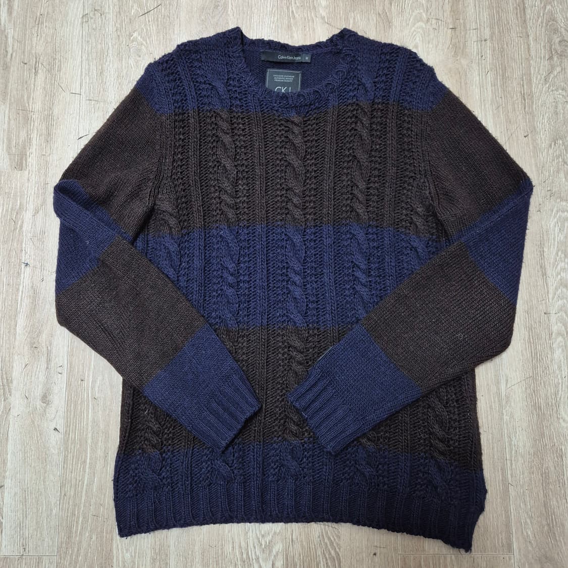 캘빈클라인 진스 꽈배기 니트 M(95) 상품이미지1