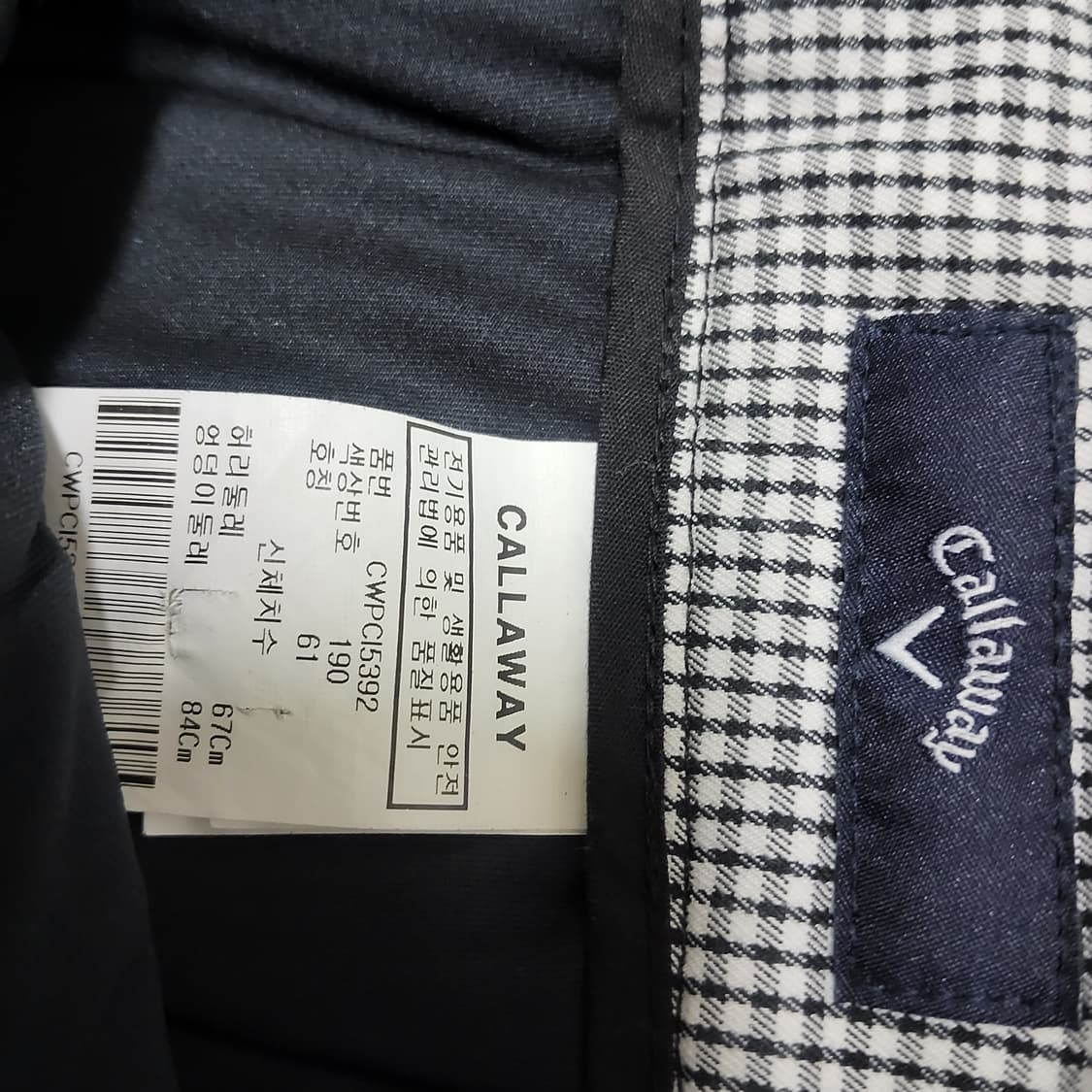 캘러웨이 골프 치마 스커트 잔체크 이쁨 67호 상품이미지5