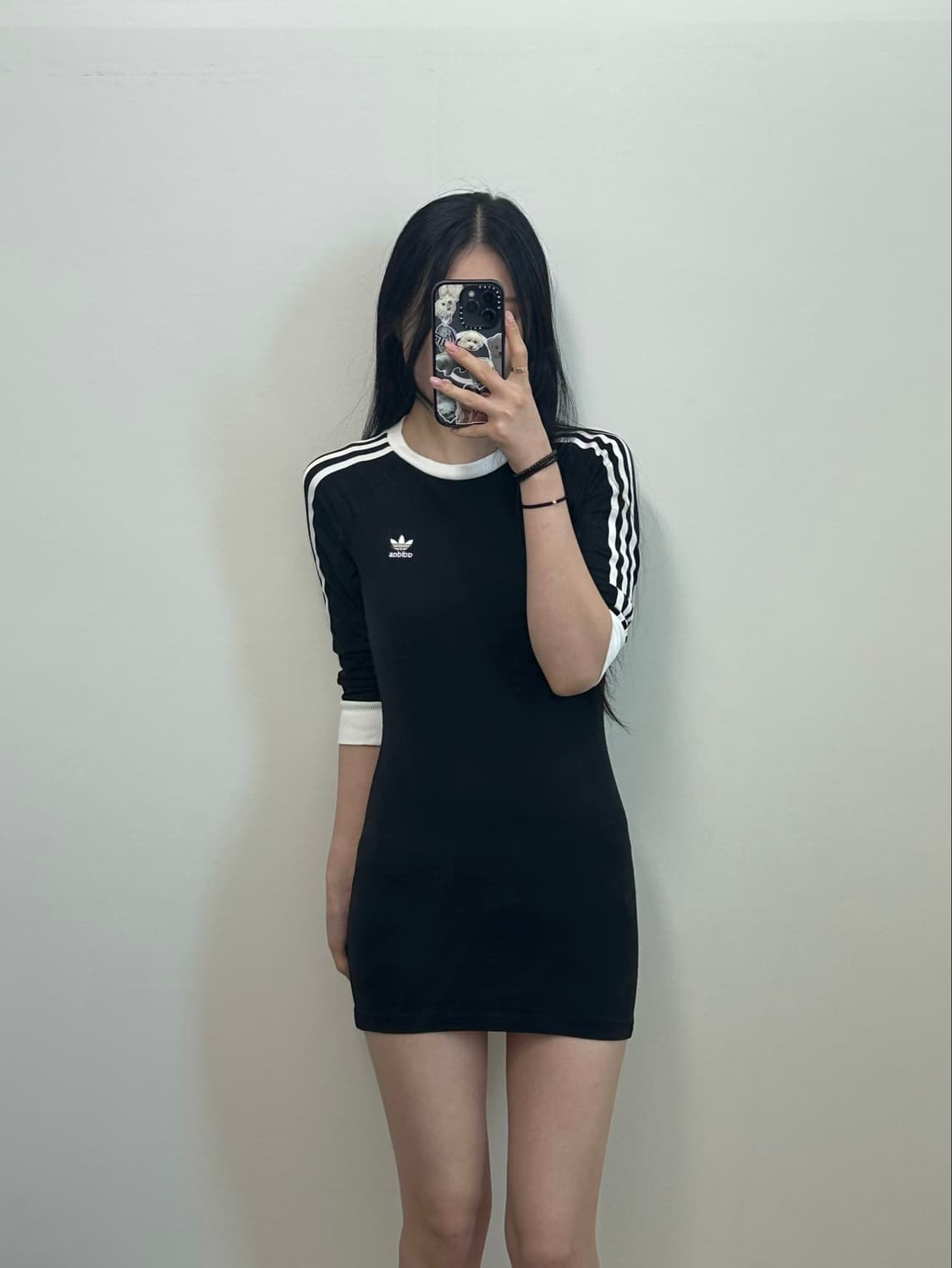 아디다스 3s 블랙 링거 반팔 원피스 상품이미지1