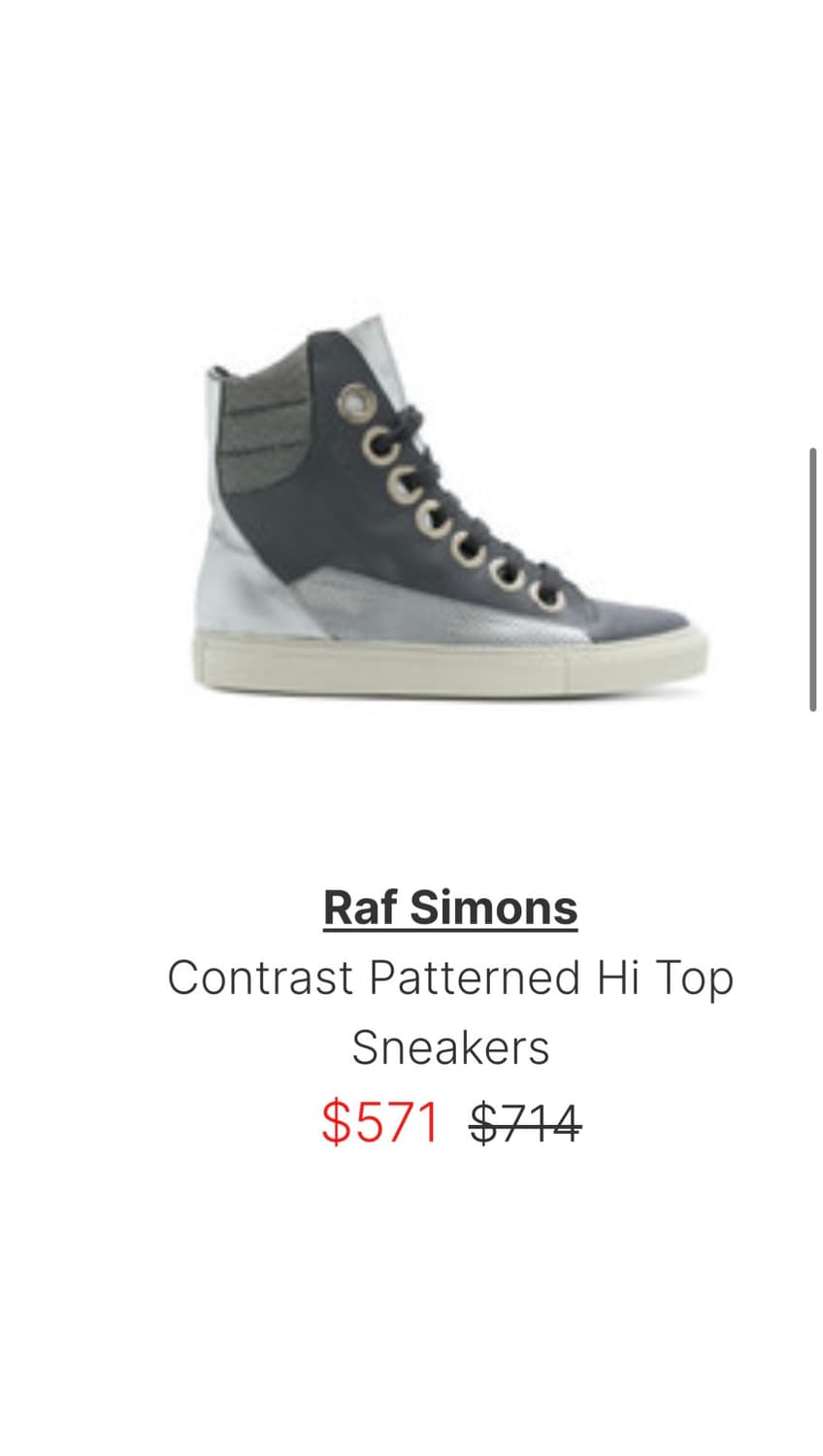 라프시몬스 콘트라스트 하이탑 상품이미지10