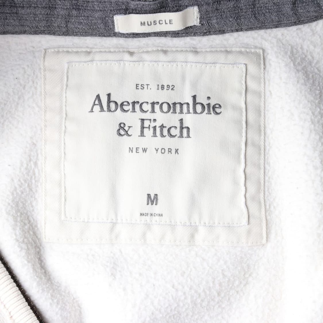 아베크롬비 앤 피치 머슬핏 아치로고 후드집업 M 상품이미지7