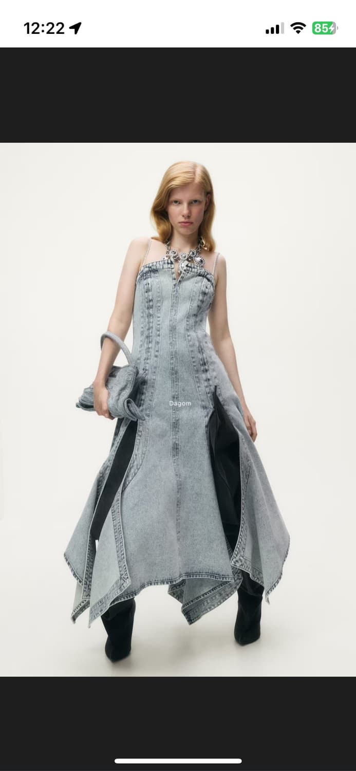 h&m 글렌마틴스 콜라보 데님 원피스 상품이미지1