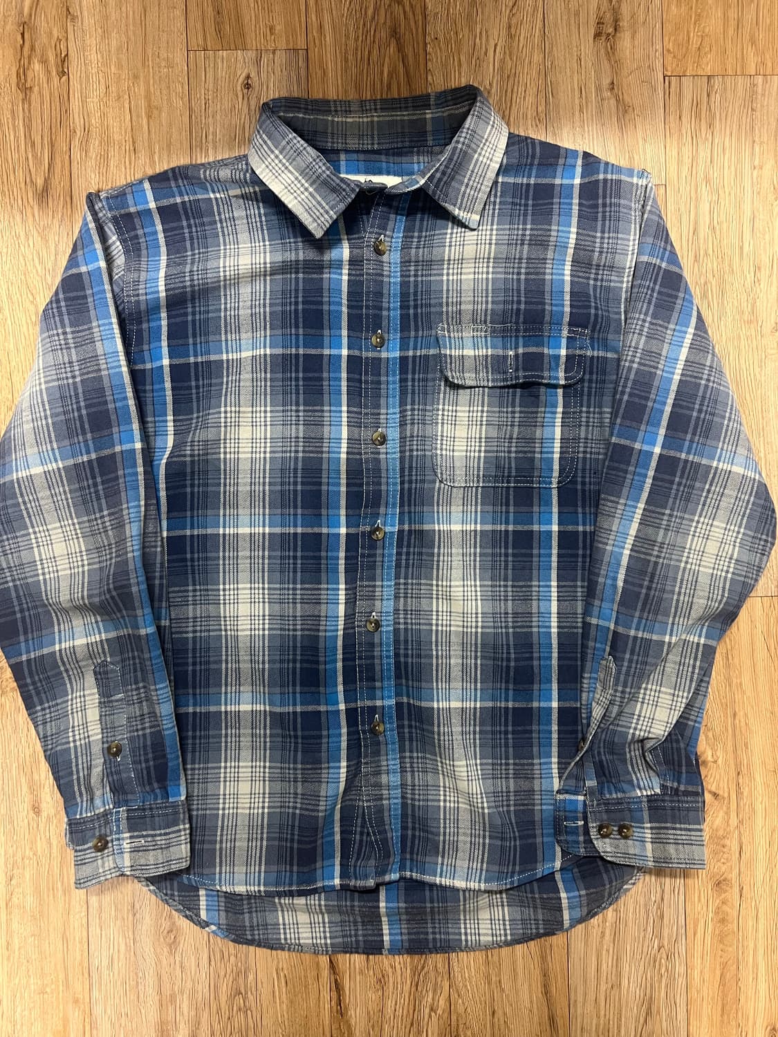 빈티지 체크 셔츠 상품이미지1