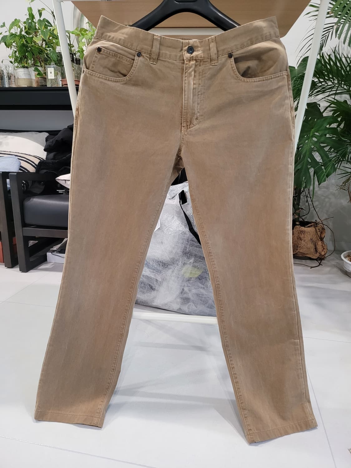 🐪 하와이의 햇살을 머금은, 레인스푸너 카멜 브라운 프렌치 팬츠 상품이미지1