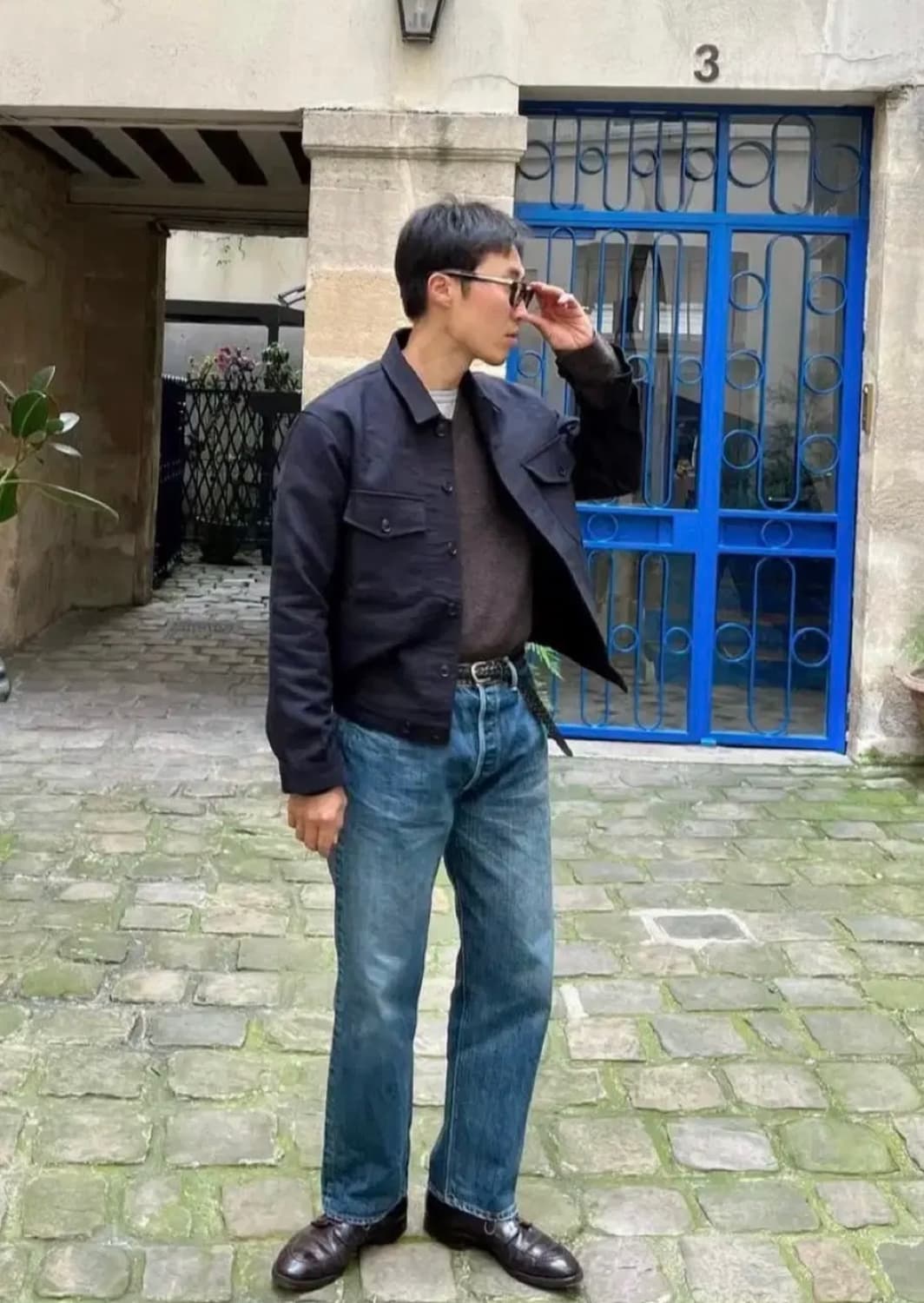 드레 CY 자켓 네이비 3 상품이미지1