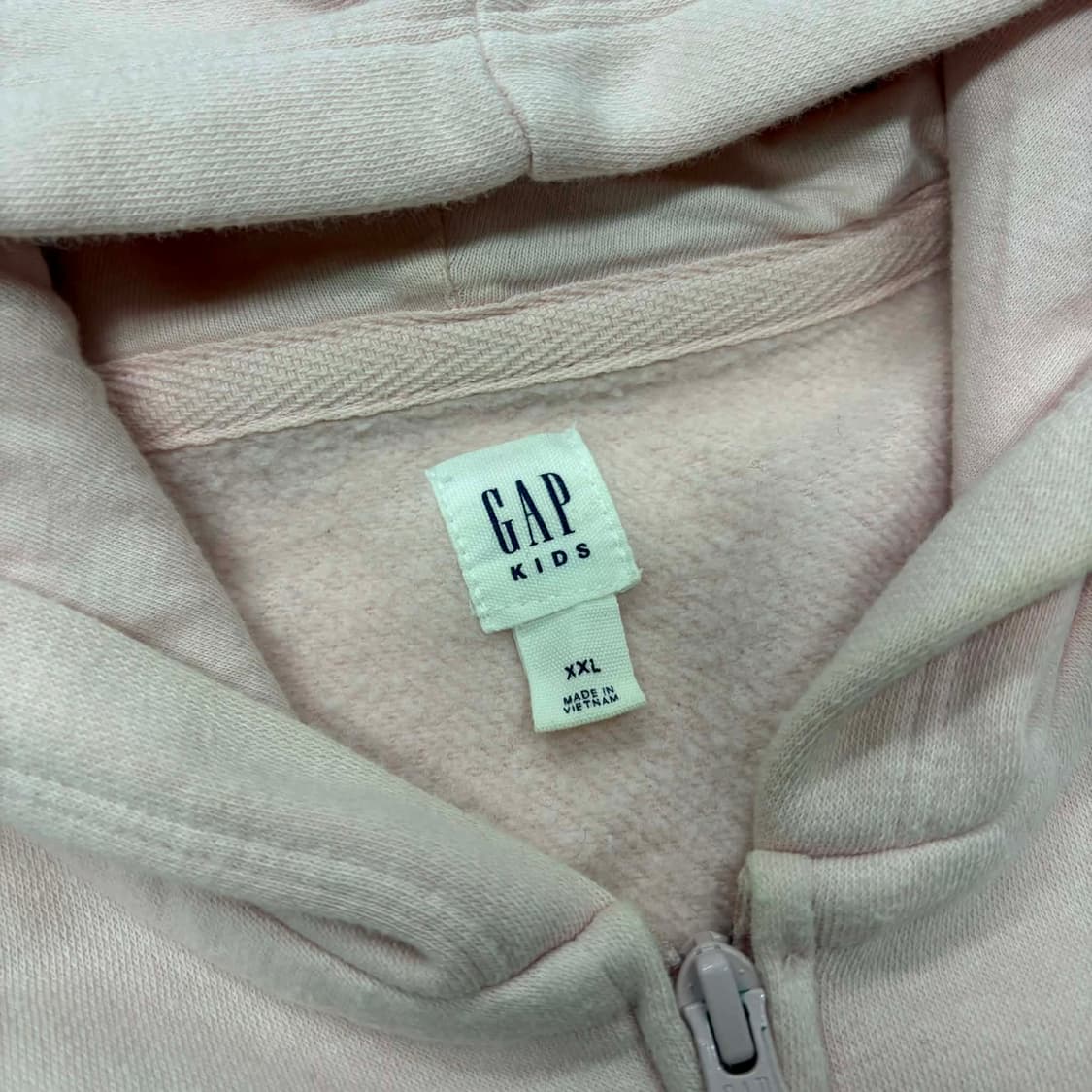 Gap 갭 y2k 라이트 핑크 후드집업 희귀져지 상품이미지4