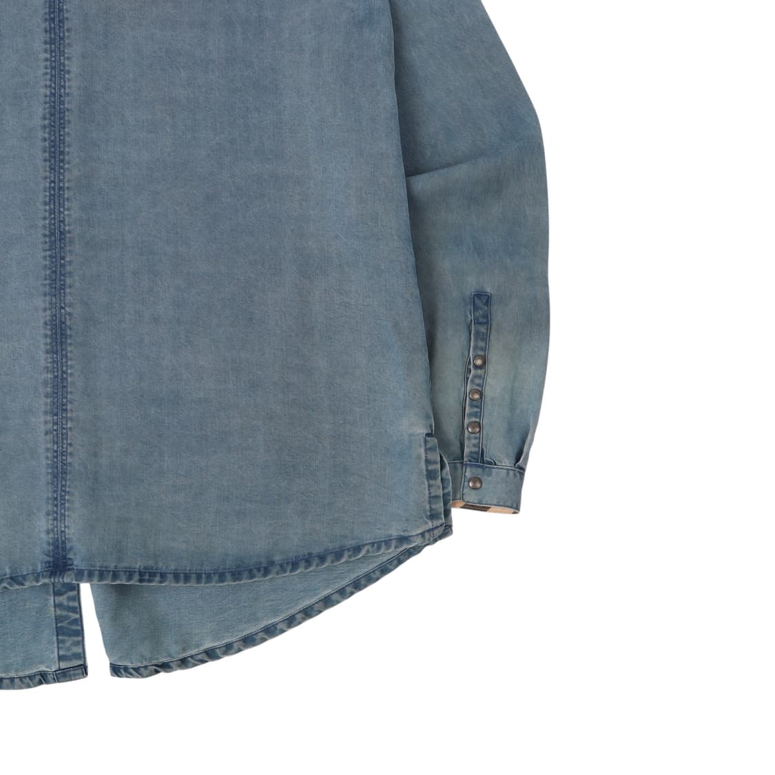 버버리 브릿 프론트포켓 셔링버튼 데님 셔츠 상품이미지7