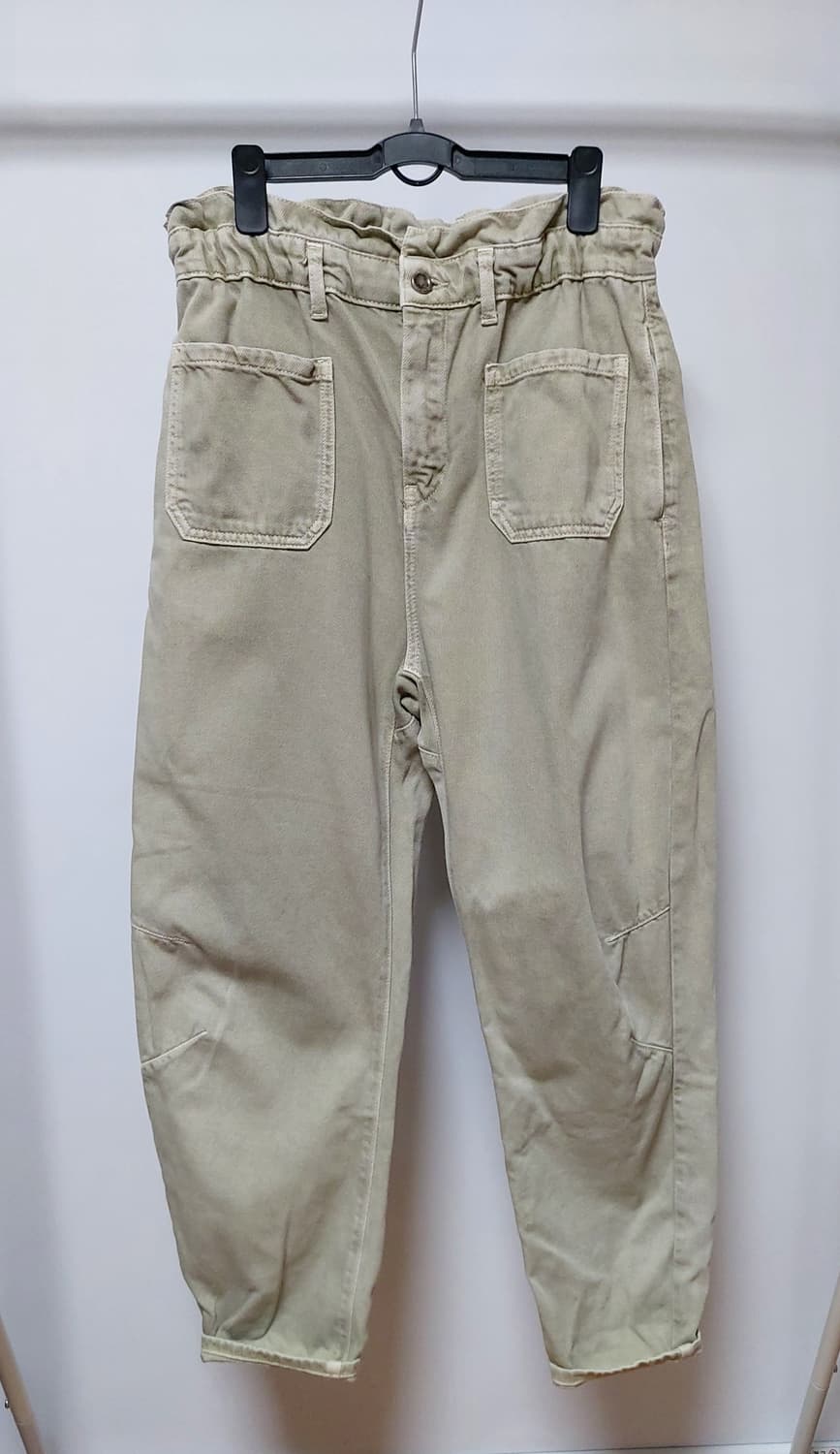 자라 여성 베이지 허리밴딩 바지 (28인치)EUR38

 상품이미지1