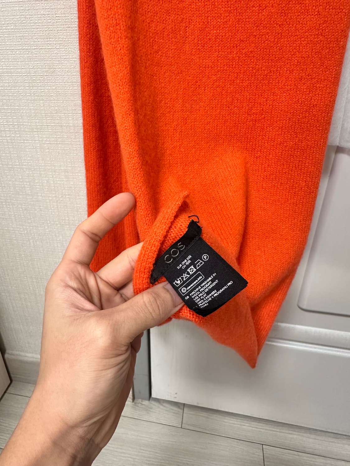 코스 오렌지 캐시미어 머플러 미유키 상품이미지3