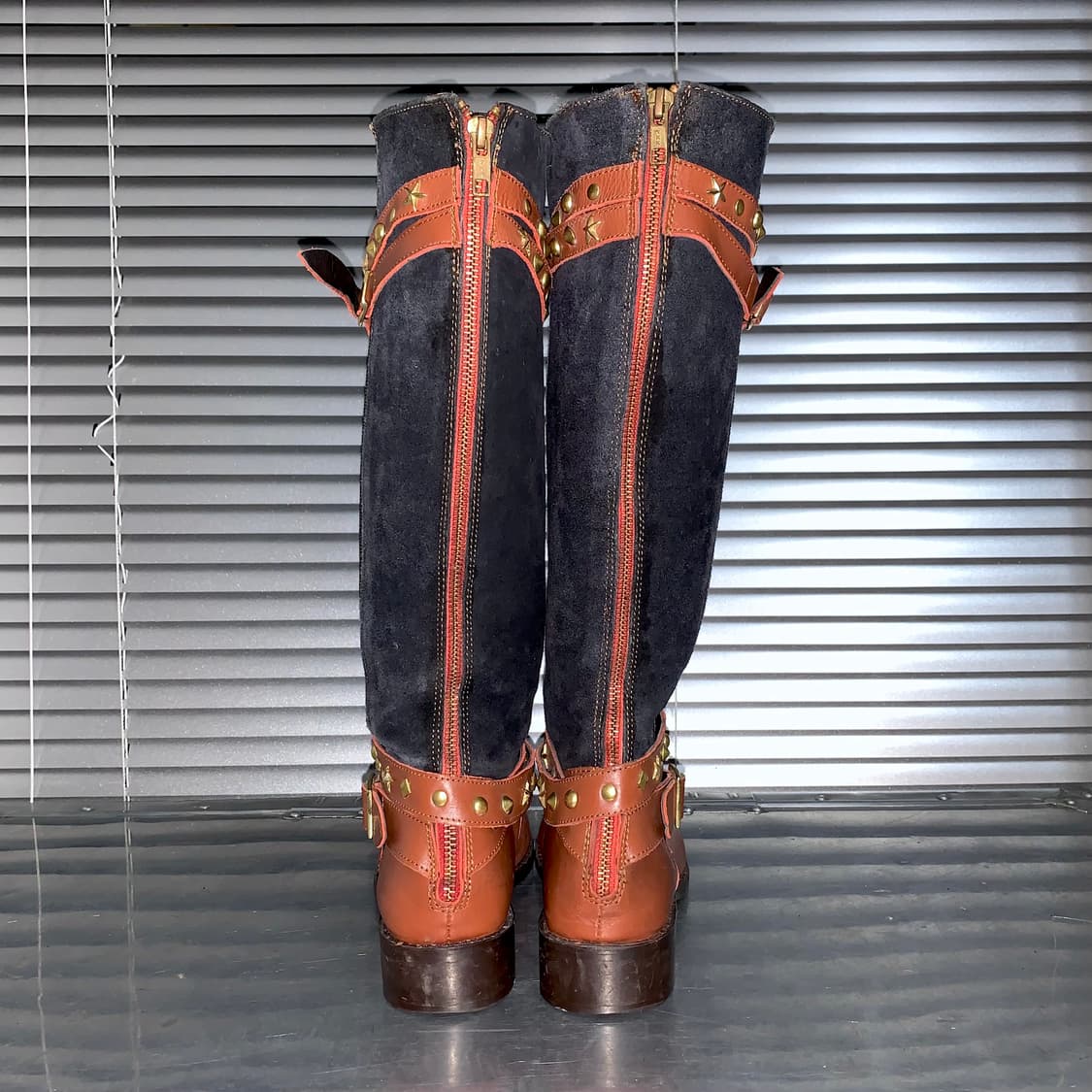 00s 르네 스타 스터드 스웨이드 웨스턴 부츠 상품이미지5