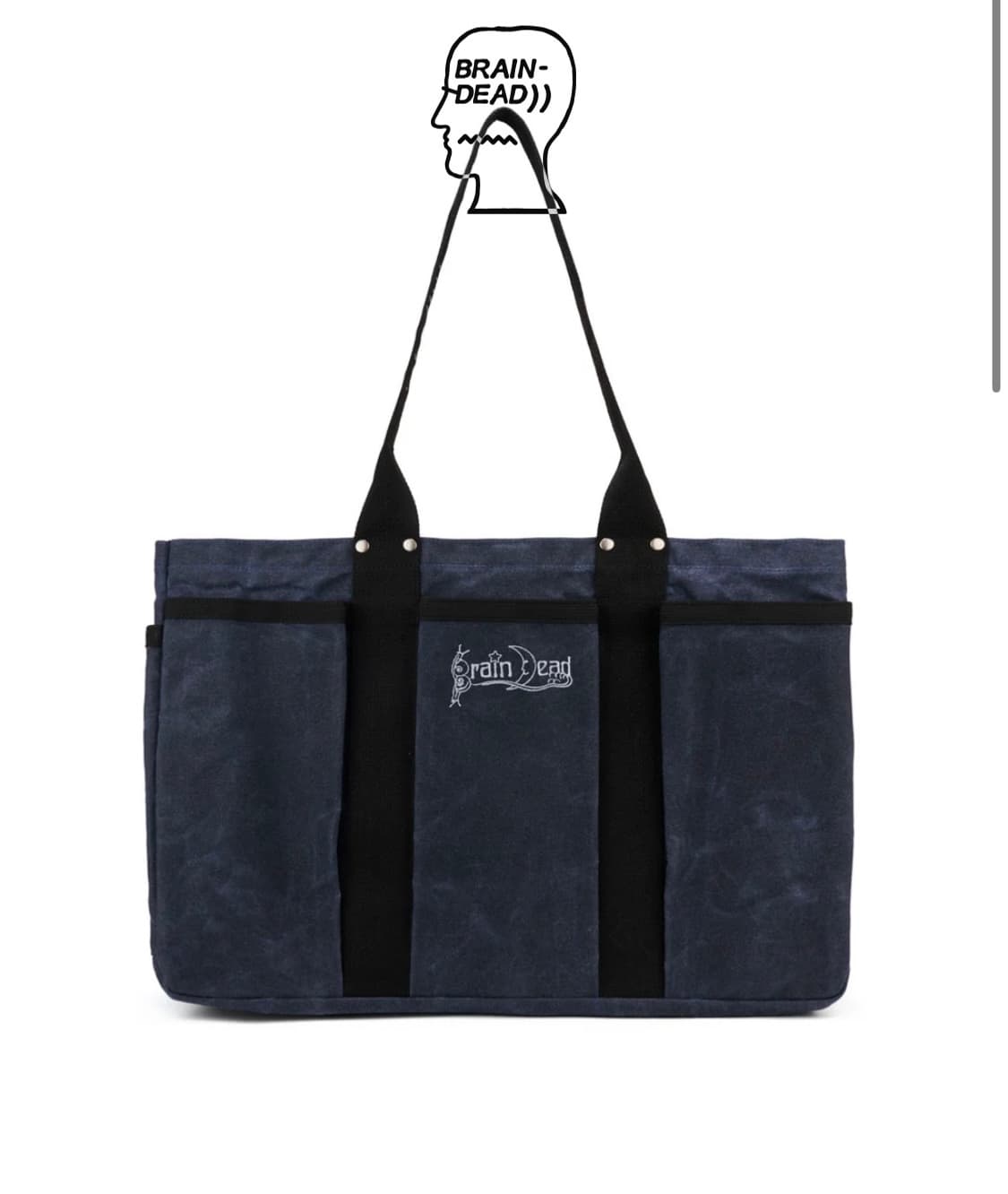 braindead 브레인데드 캔버스 테니스 토트백 상품이미지4