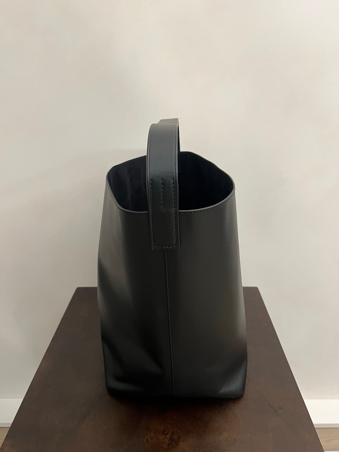 auralee  LEATHER TOTE  (black) 상품이미지6