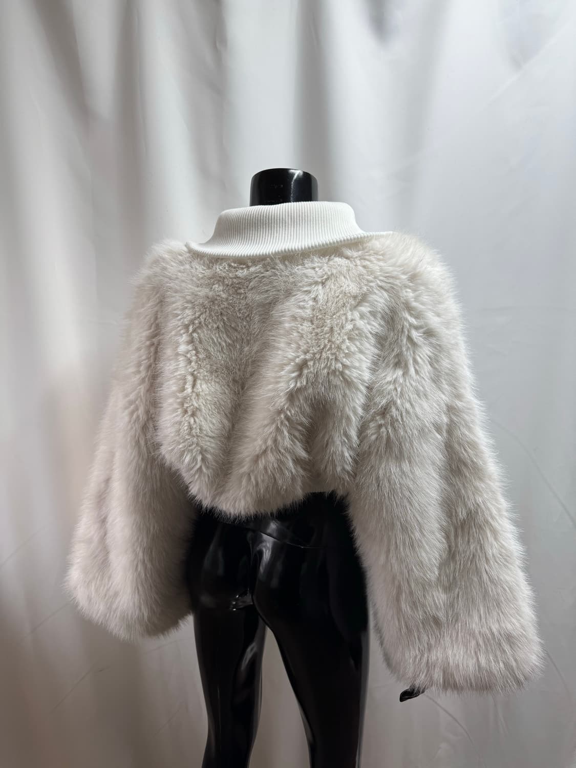 하이넥 퍼 투웨이 니트 집업 상품이미지3