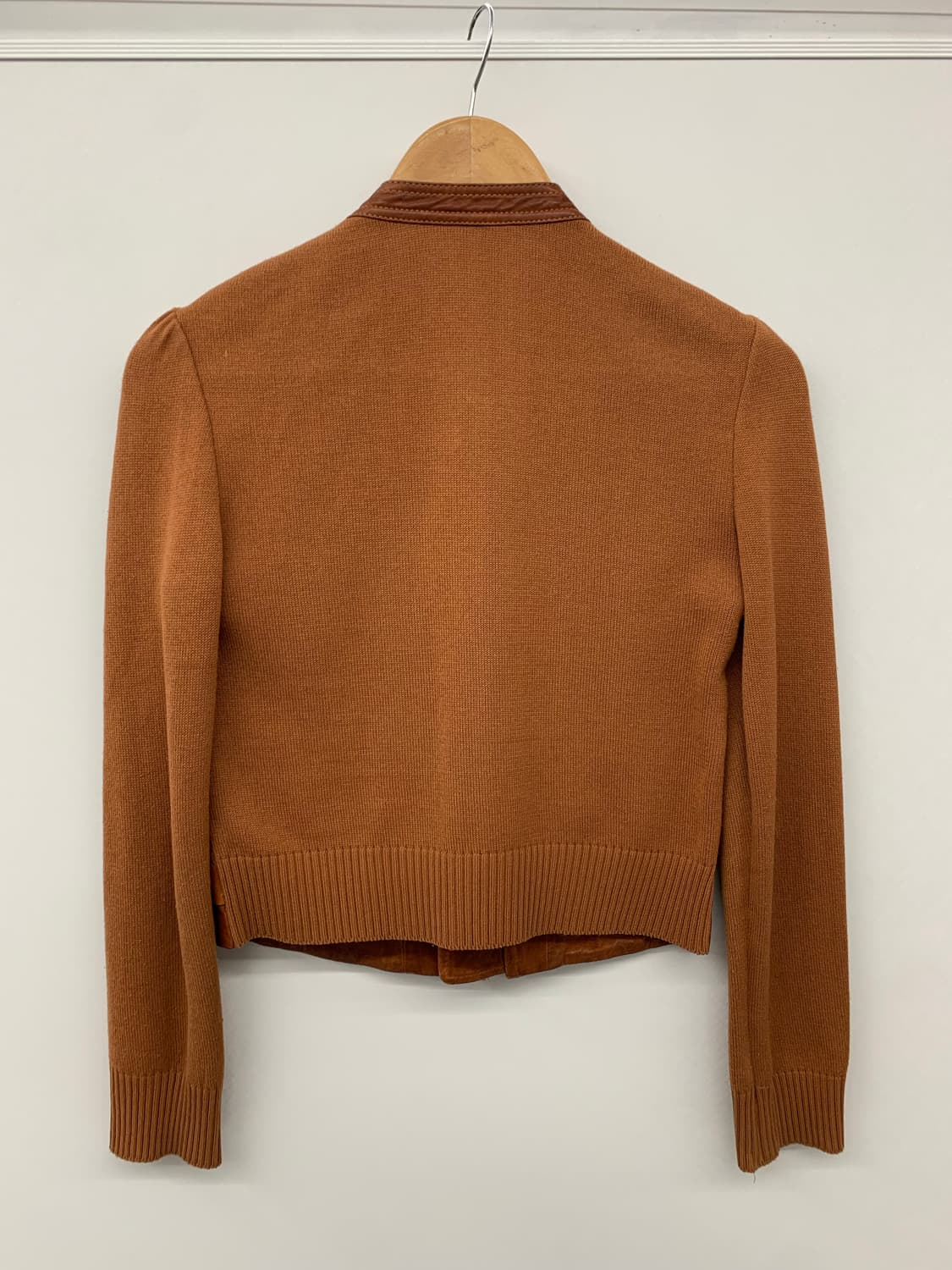 재패니즈 카우레더 니트 자켓 상품이미지5