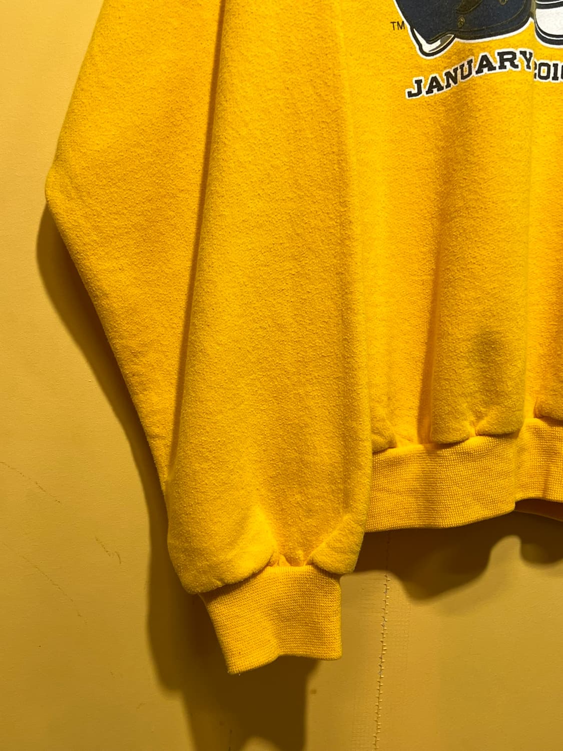 10s [S] 저지스 유니버시티 풋볼 옐로우 맨투맨 상품이미지4