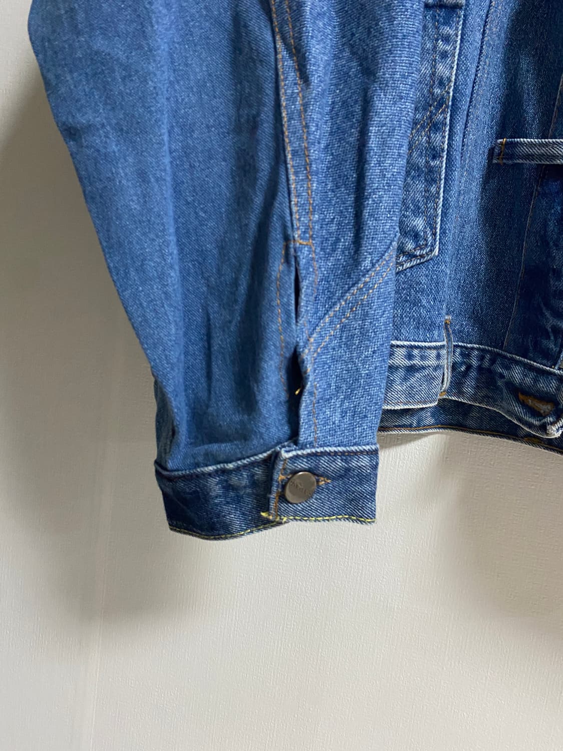 (XL)빈티지 패치워크 커스텀 데님 자켓 상품이미지5