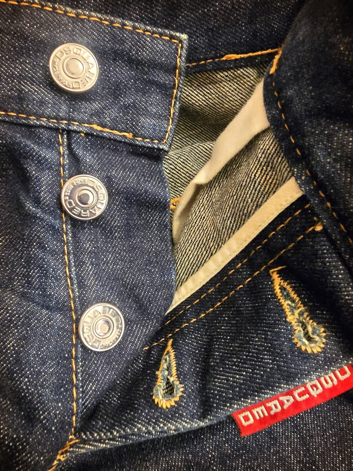 디스퀘어드2(Dsquared2)슬림핏 쿨가이 생지 데님 팬츠: 상품이미지6