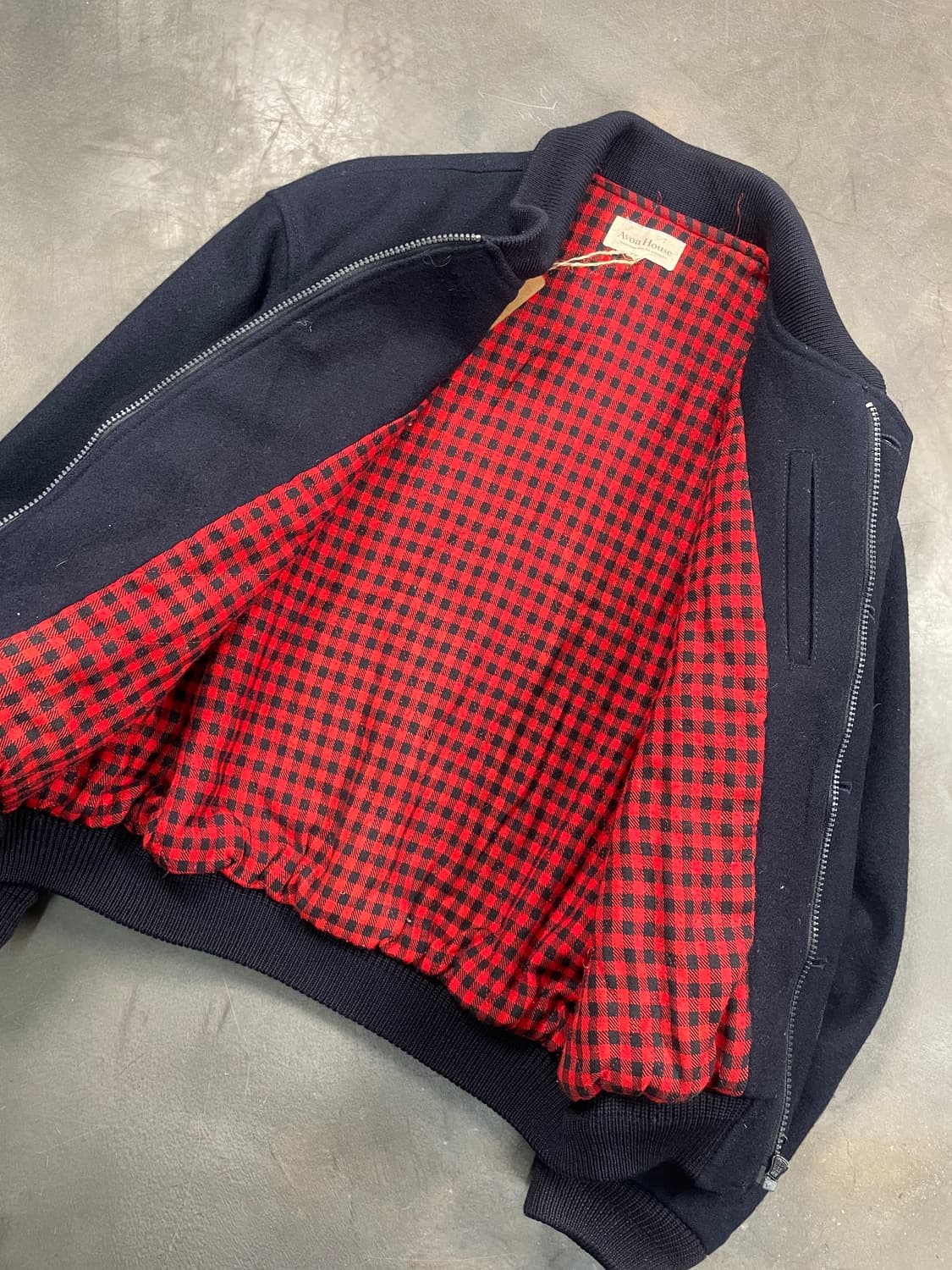 재팬 빈티지 울 봄버 자켓 상품이미지4