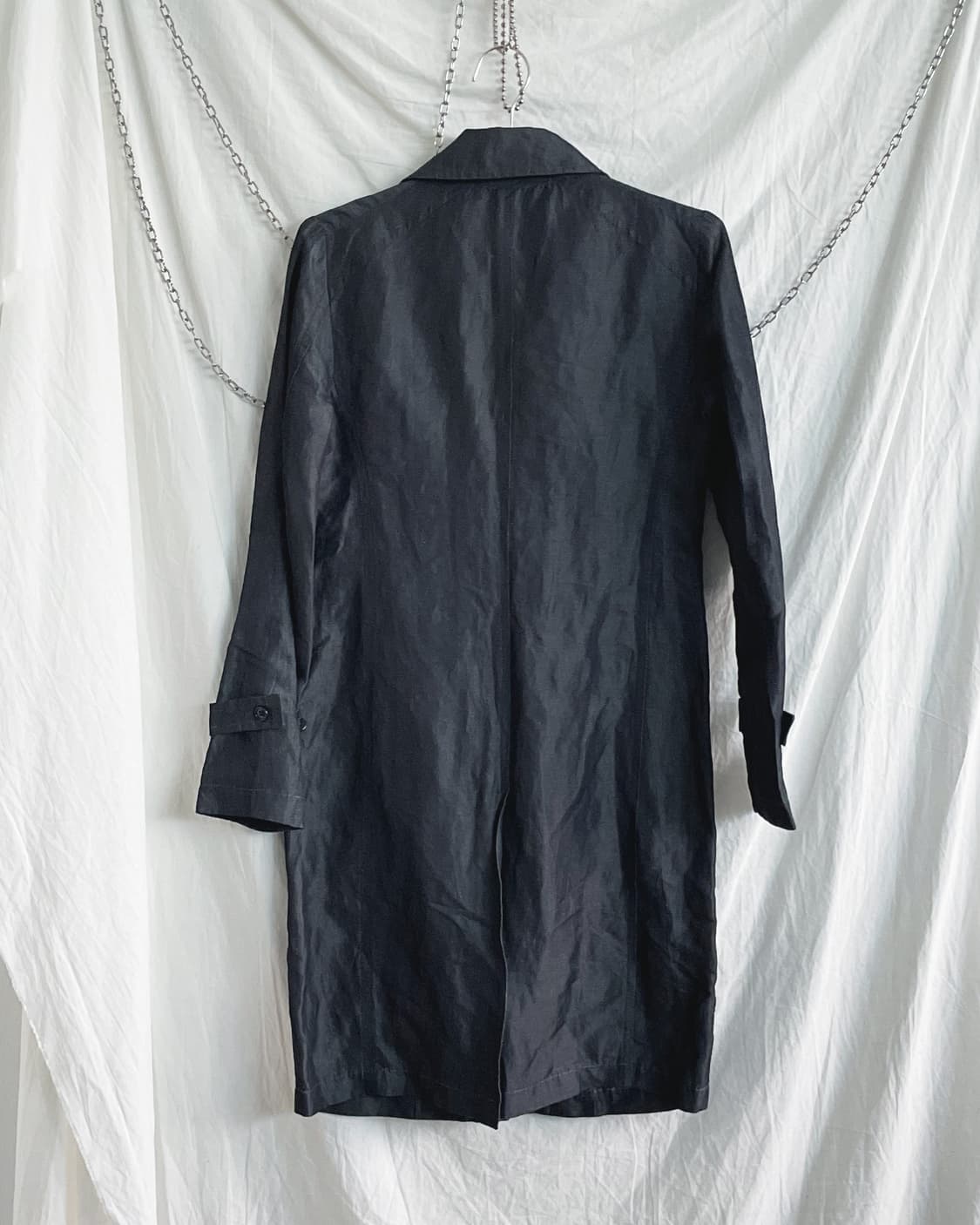 코스튬내셔널 아티저널 인디고워시 린넨 코트 상품이미지7