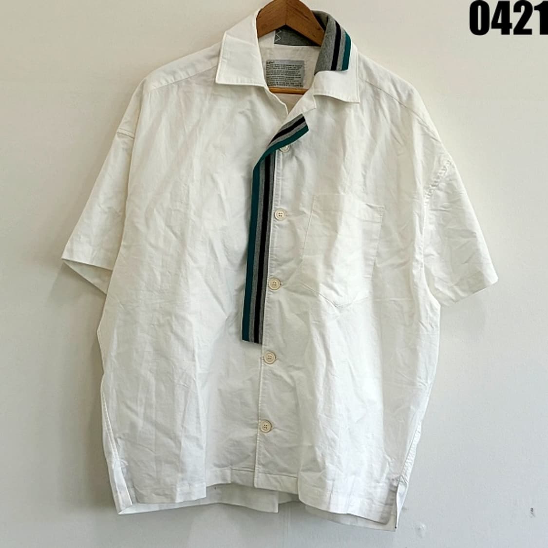 kolor 특유의 디테일이 살아있는 반팔 셔츠 L 0421 상품이미지1