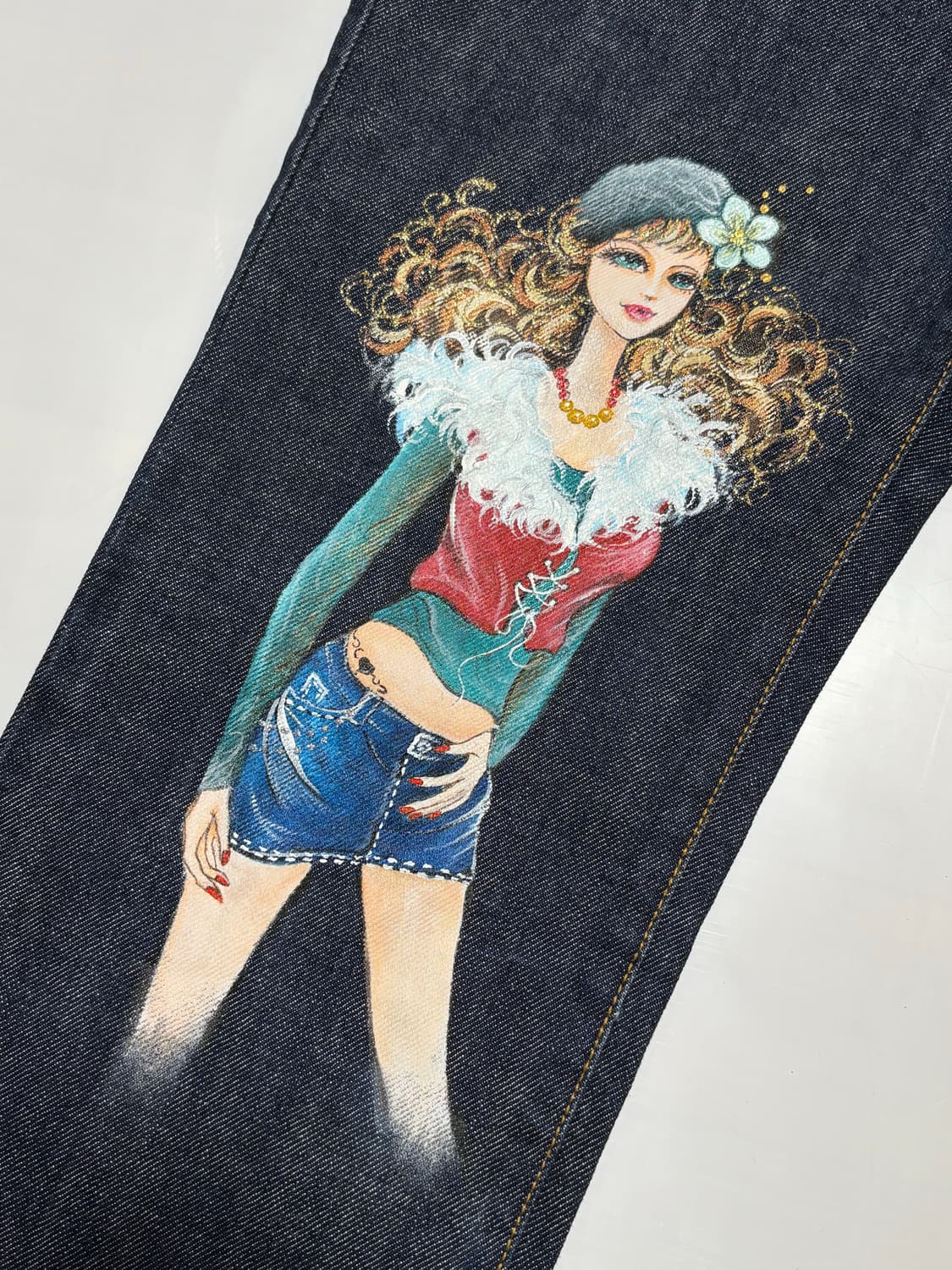 00s vintage 베이직 어패럴 커스텀 데님 상품이미지2