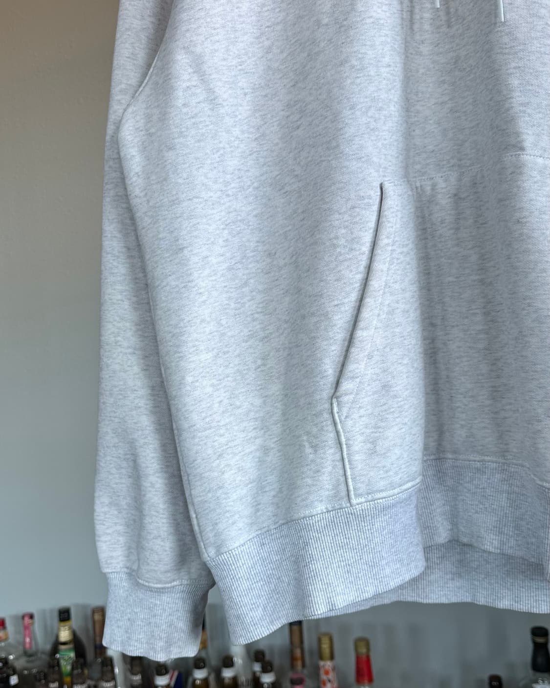 [L]칼하트 WIP 그레이 기모 스웻 후드 상품이미지5