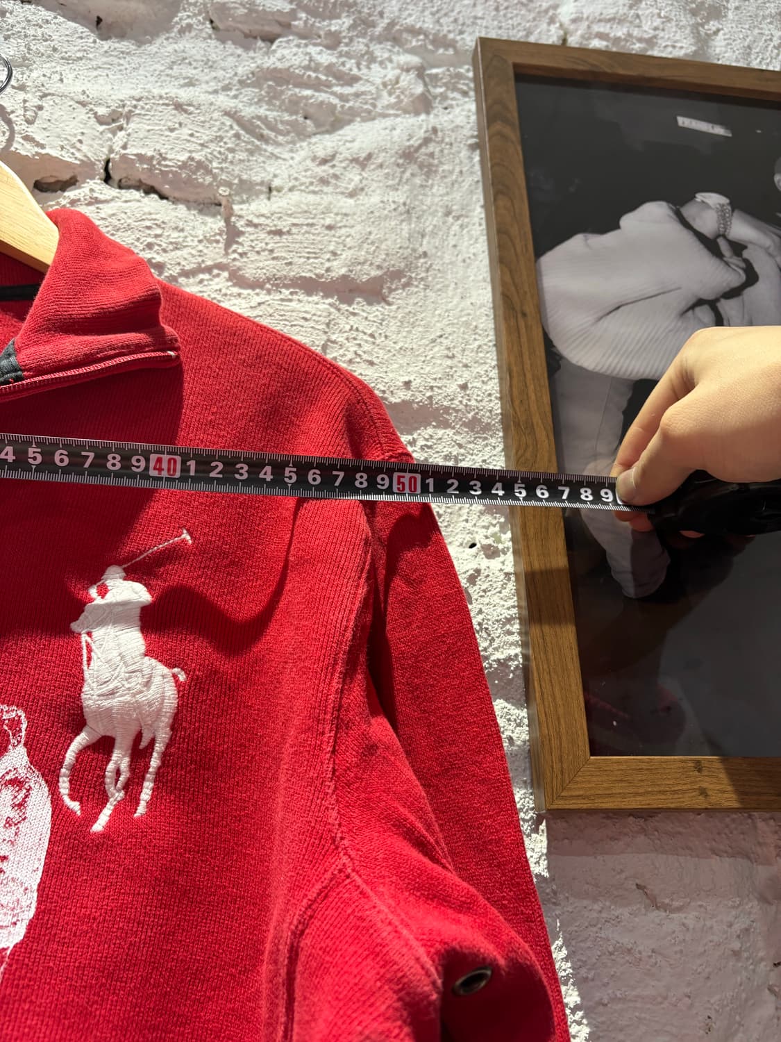 폴로 빅포니 커스텀 반집업 니트 상품이미지4