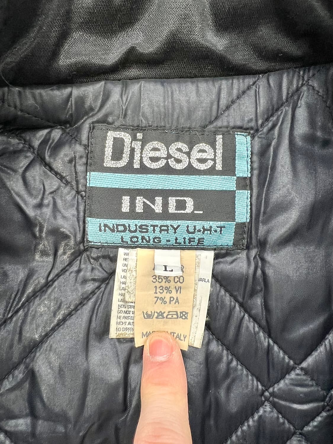 디젤 블랙 벨벳 스웨이드 도킹 헌티드 포켓 코트 자켓 상품이미지7