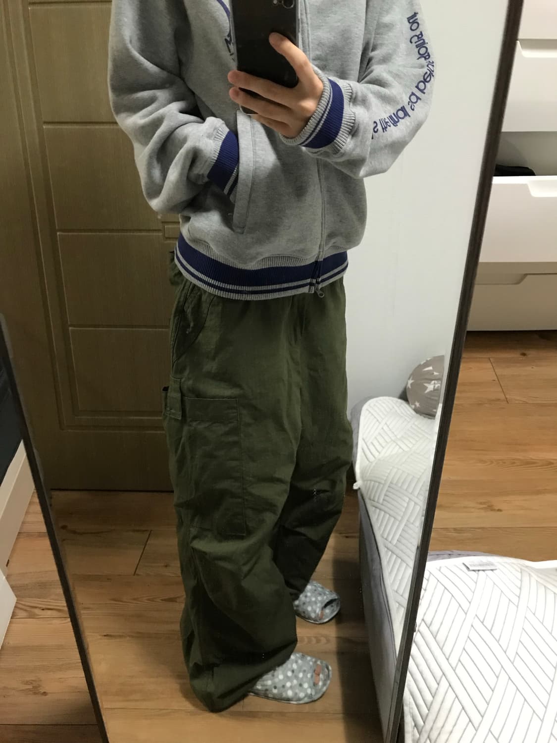 카키 카고팬츠 상품이미지3