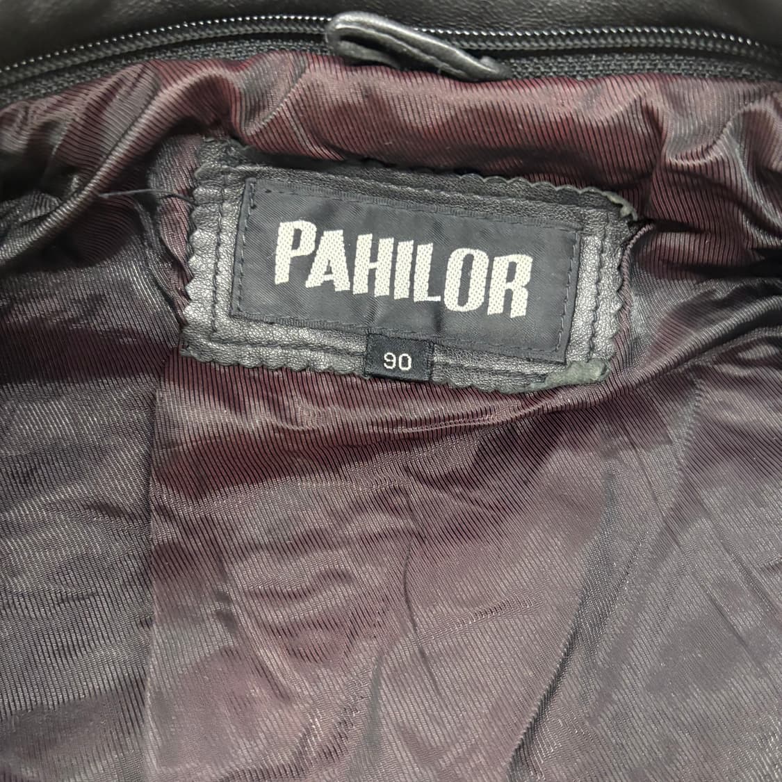 [정품/90] PAHILOR 빈티지 가죽 봄버 자켓 b19 상품이미지6