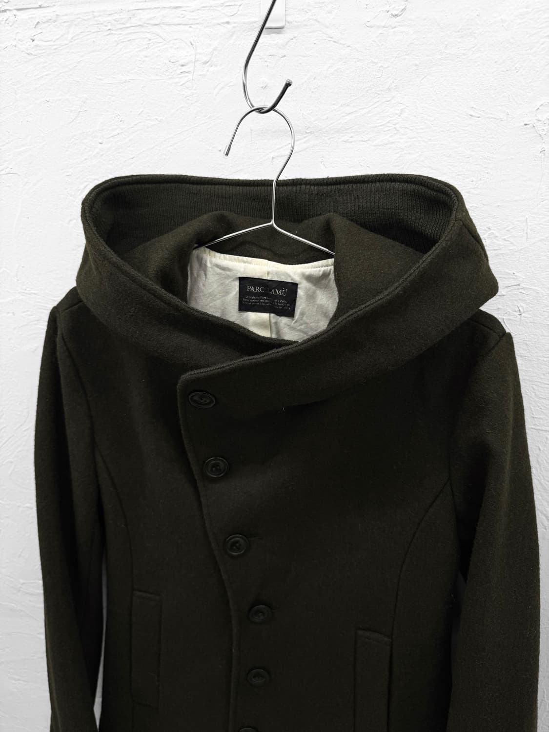 parc lamu 커브 버튼 울 코트 상품이미지2